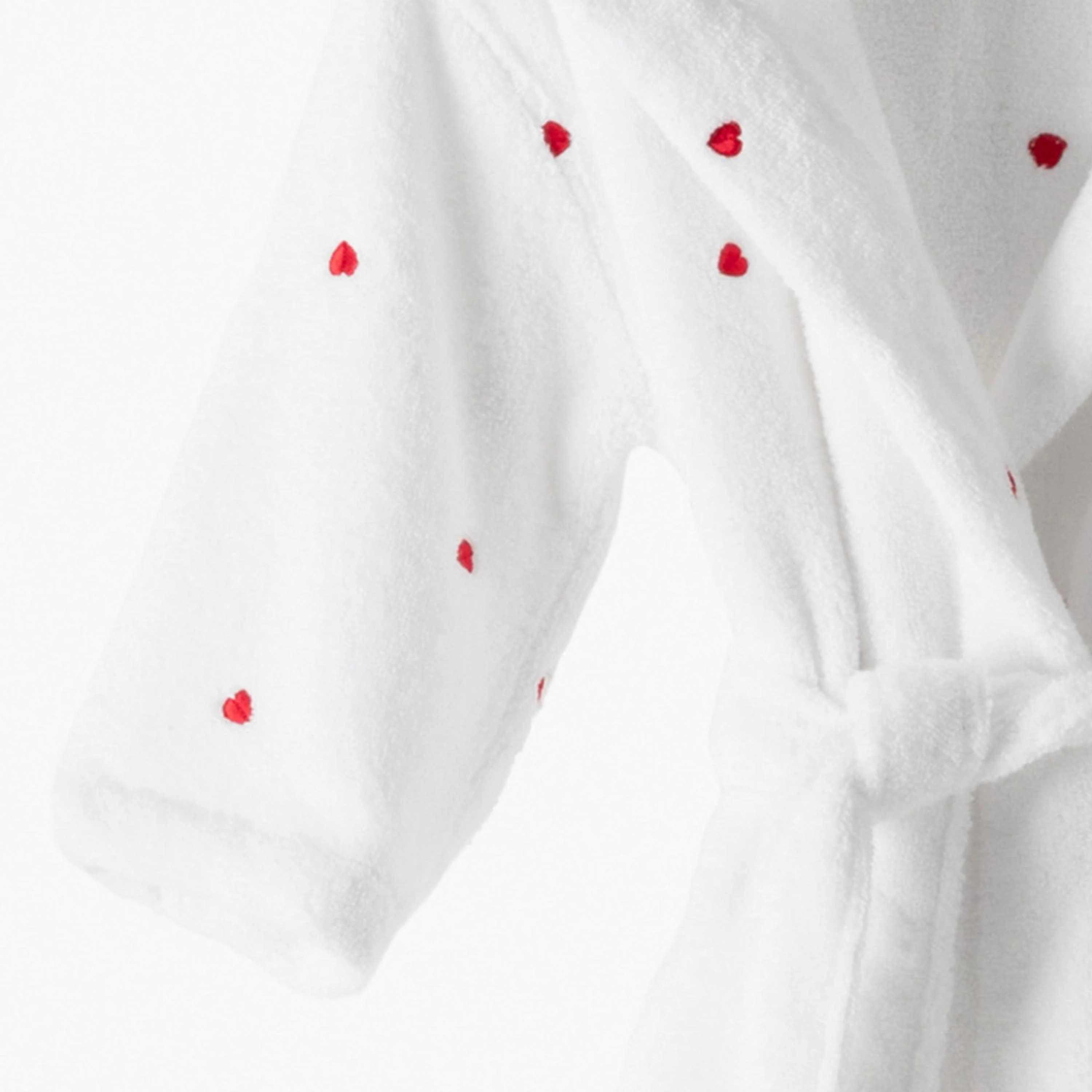 Adore Children's Hooded Cotton Bathrobe - White - Image 3