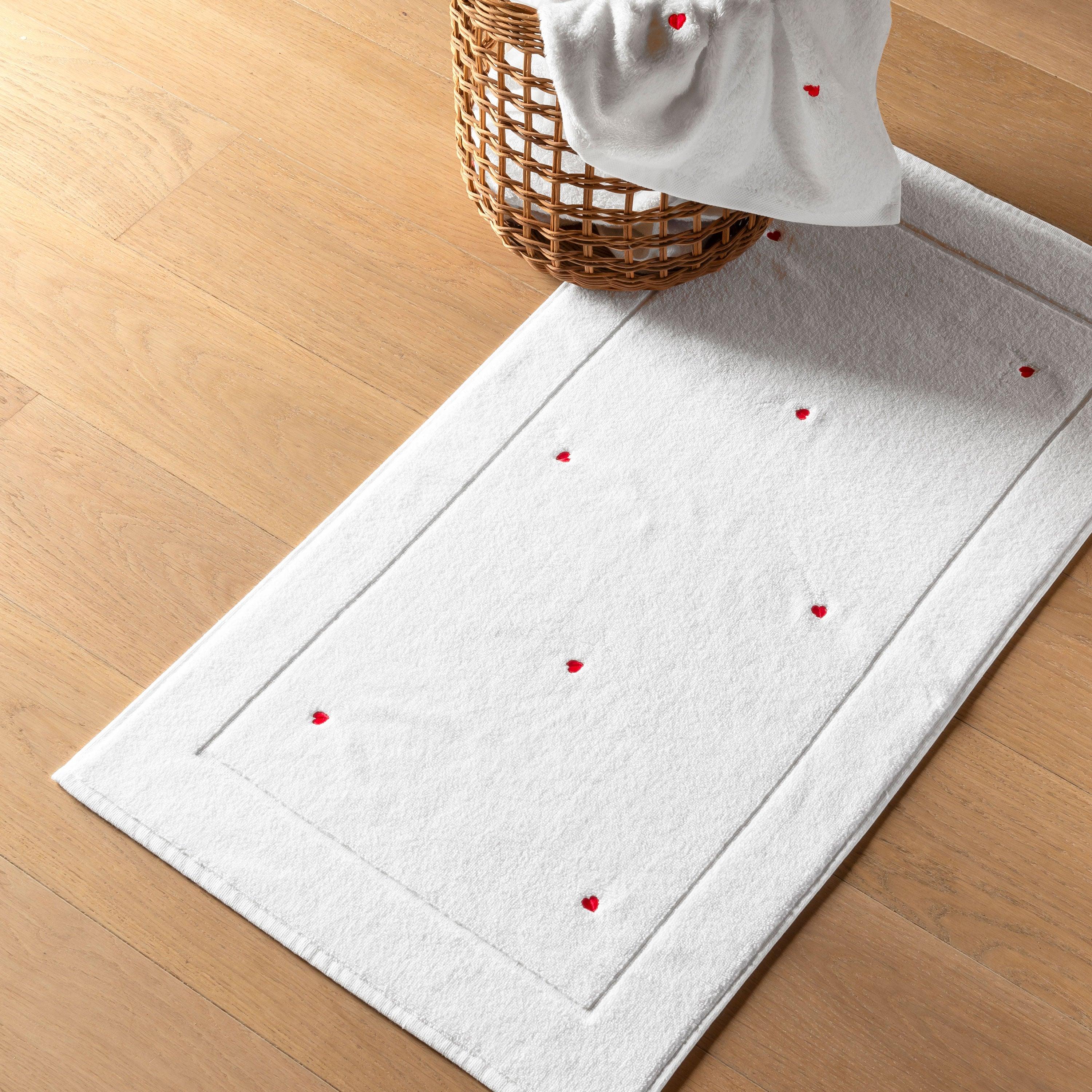 Adore Cotton Bath Mat - White - Image 4