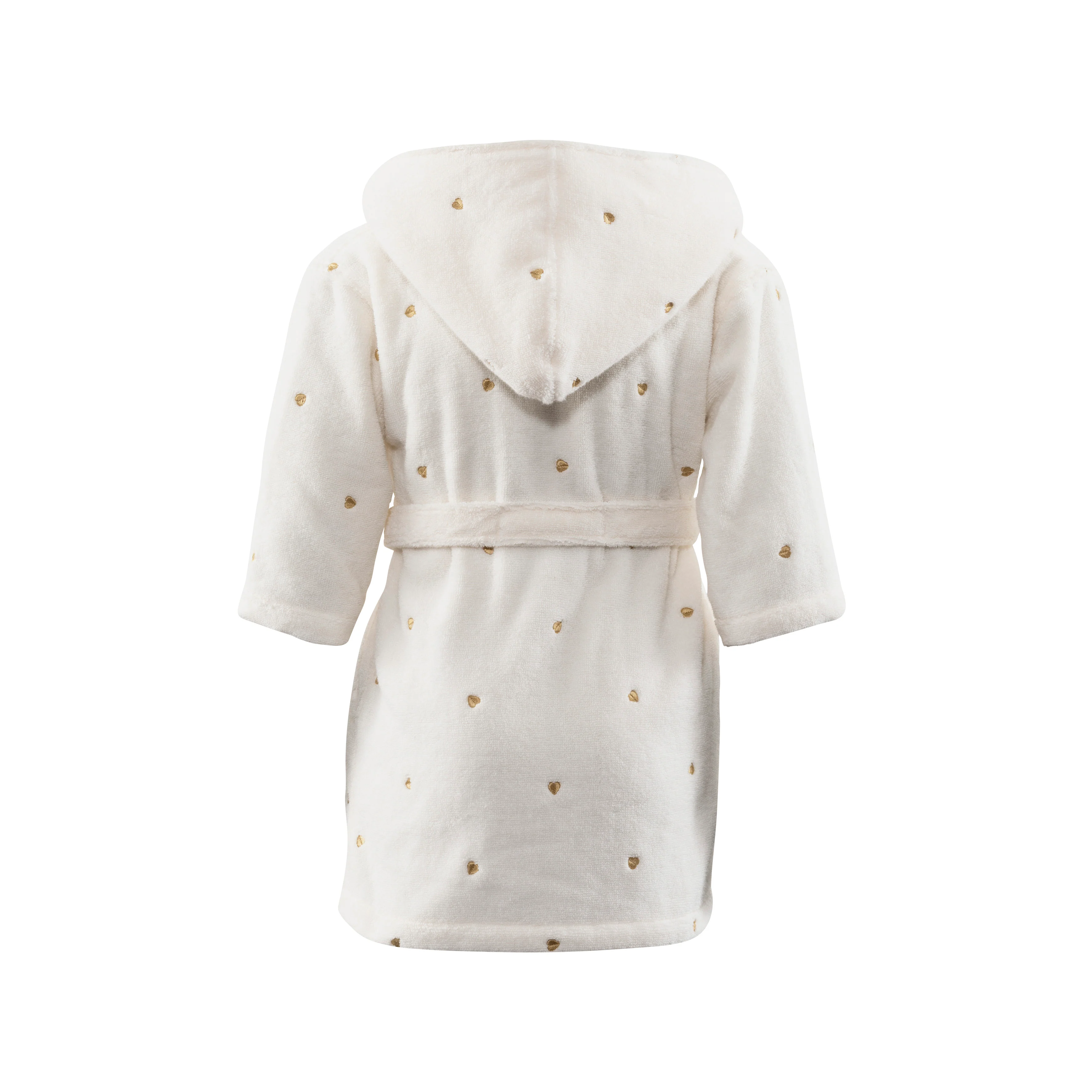 Amore Children's Cotton Bathrobe - Ivory - Image 11