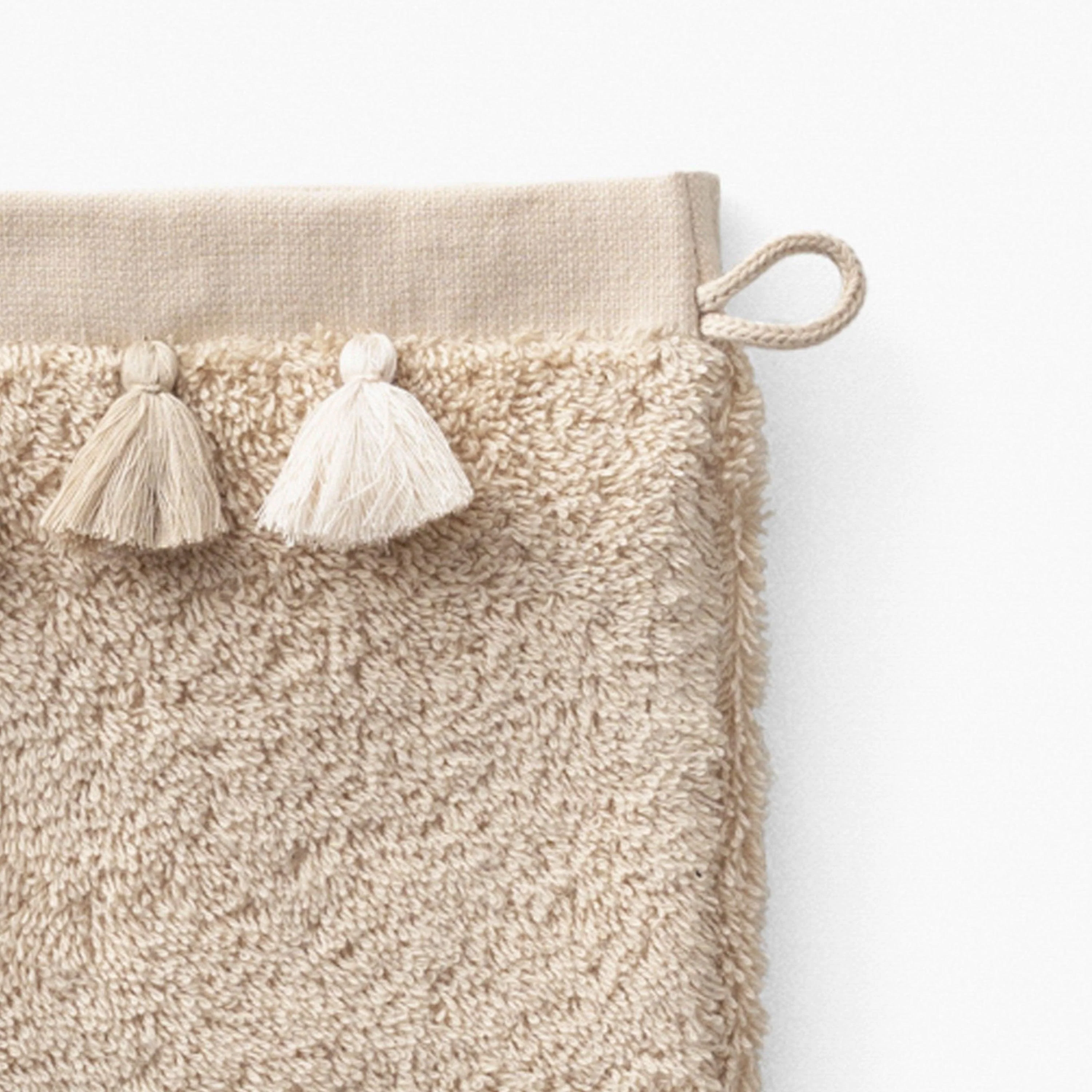 Amorgos Cotton Bath Glove - Beige - Image 3