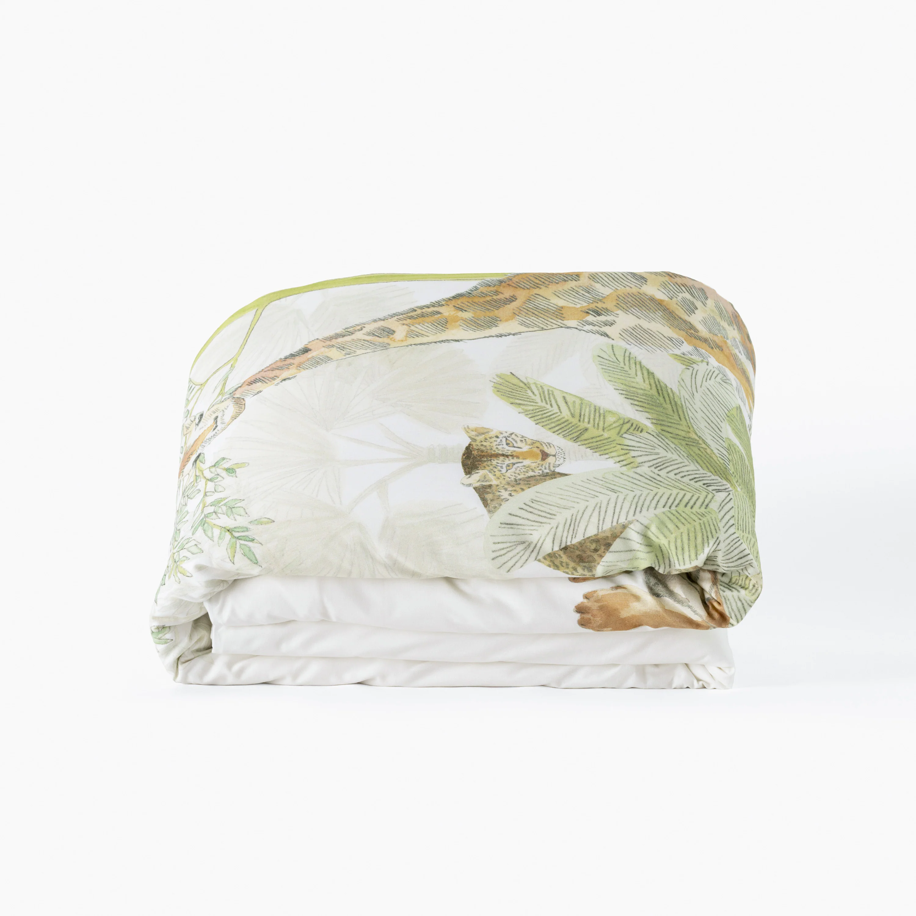 Anima Reversible Organic Cotton Duvet Cover - Multicolour - Image 3
