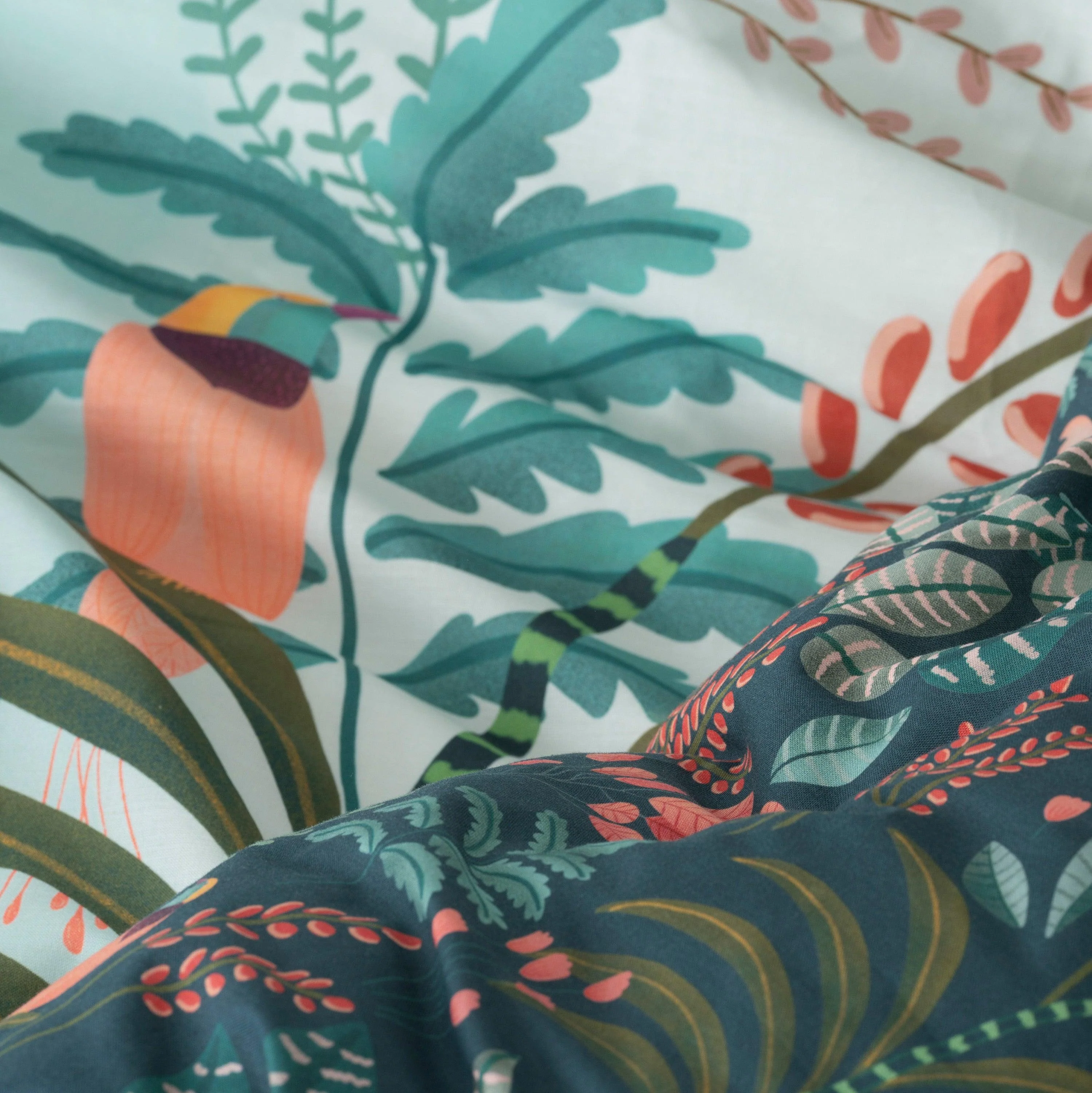Aruba Cotton Duvet Cover - Multicolour - Image 3