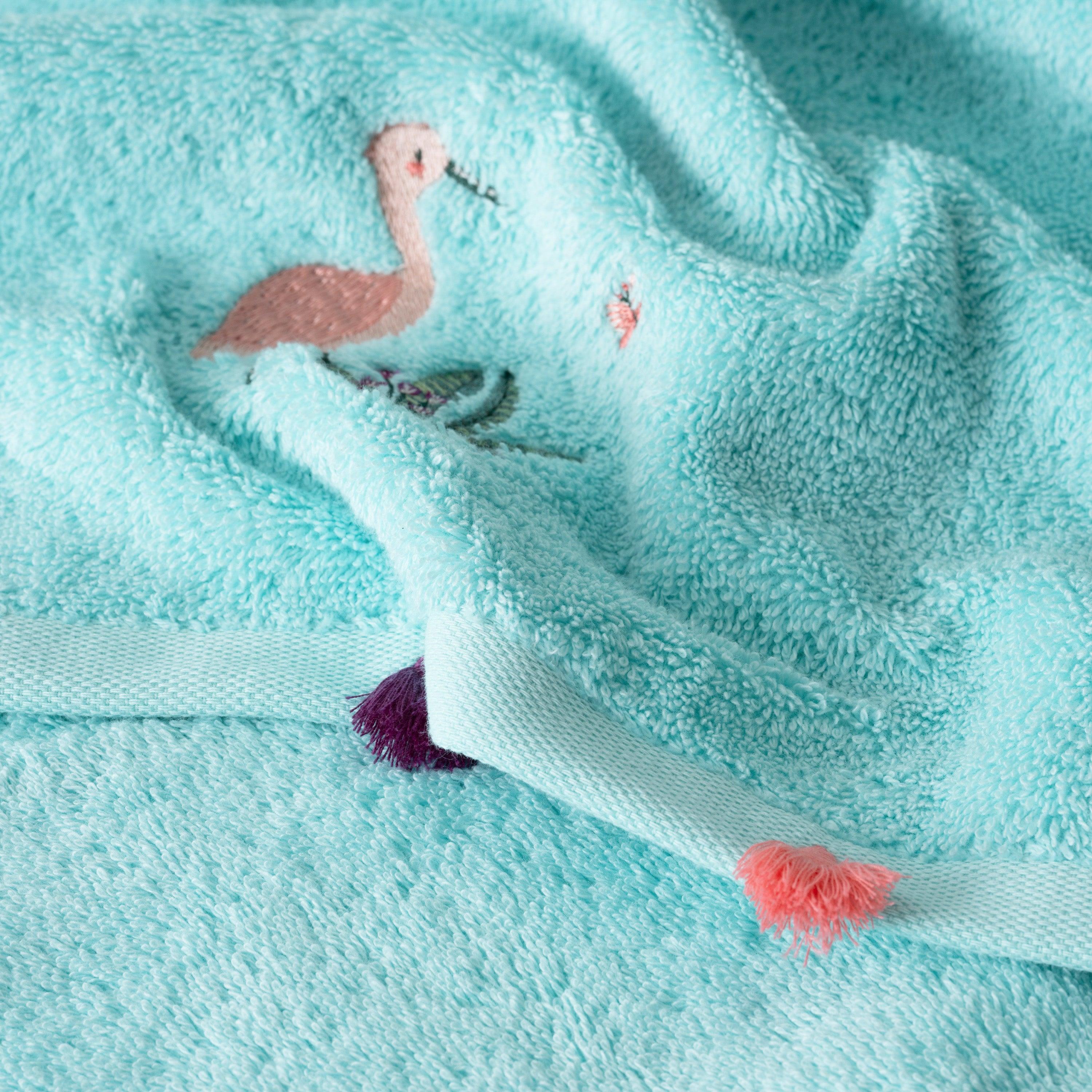 Aruba Cotton Bath Towel - Celadon - Image 3