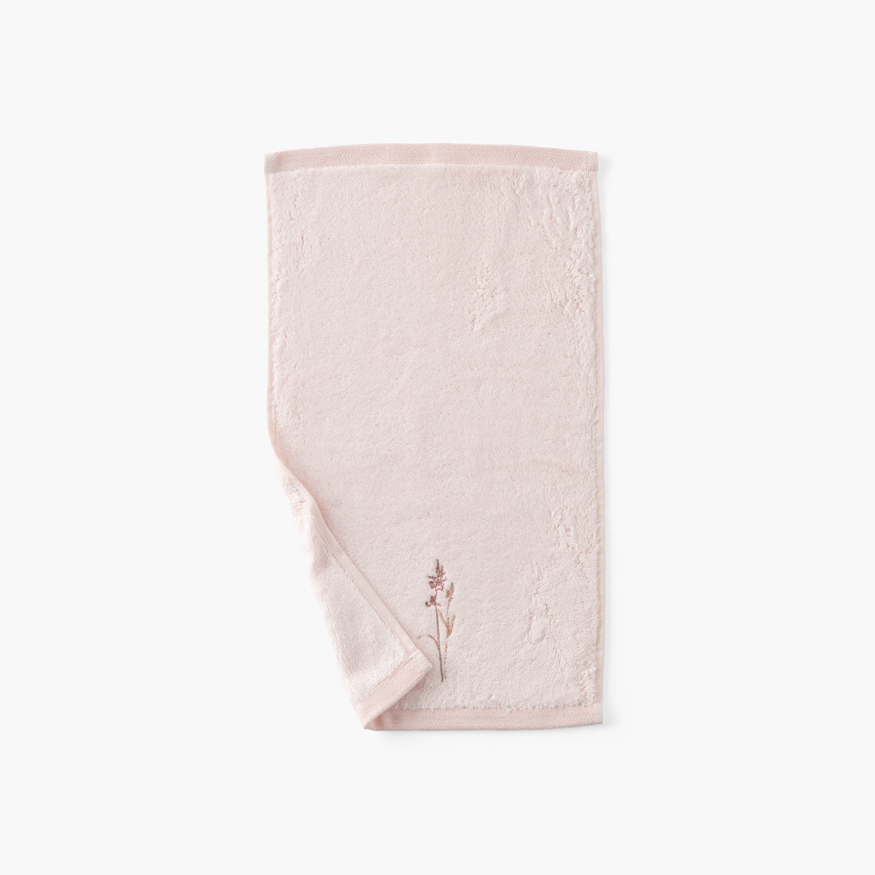 Aura Cotton & Bamboo Viscose Guest Towel - Nude - Image 3