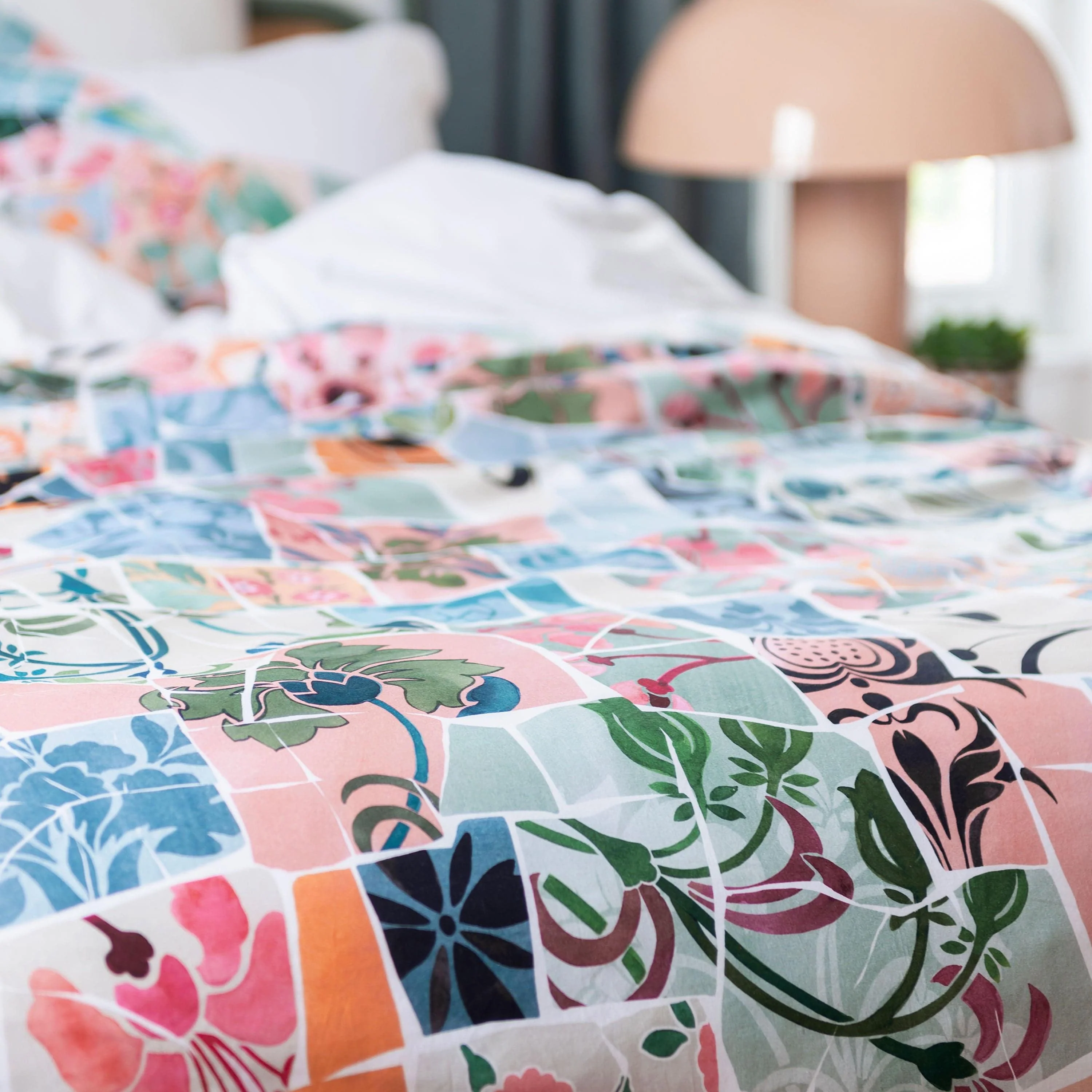 Azulejos Cotton Duvet Cover - Image 5