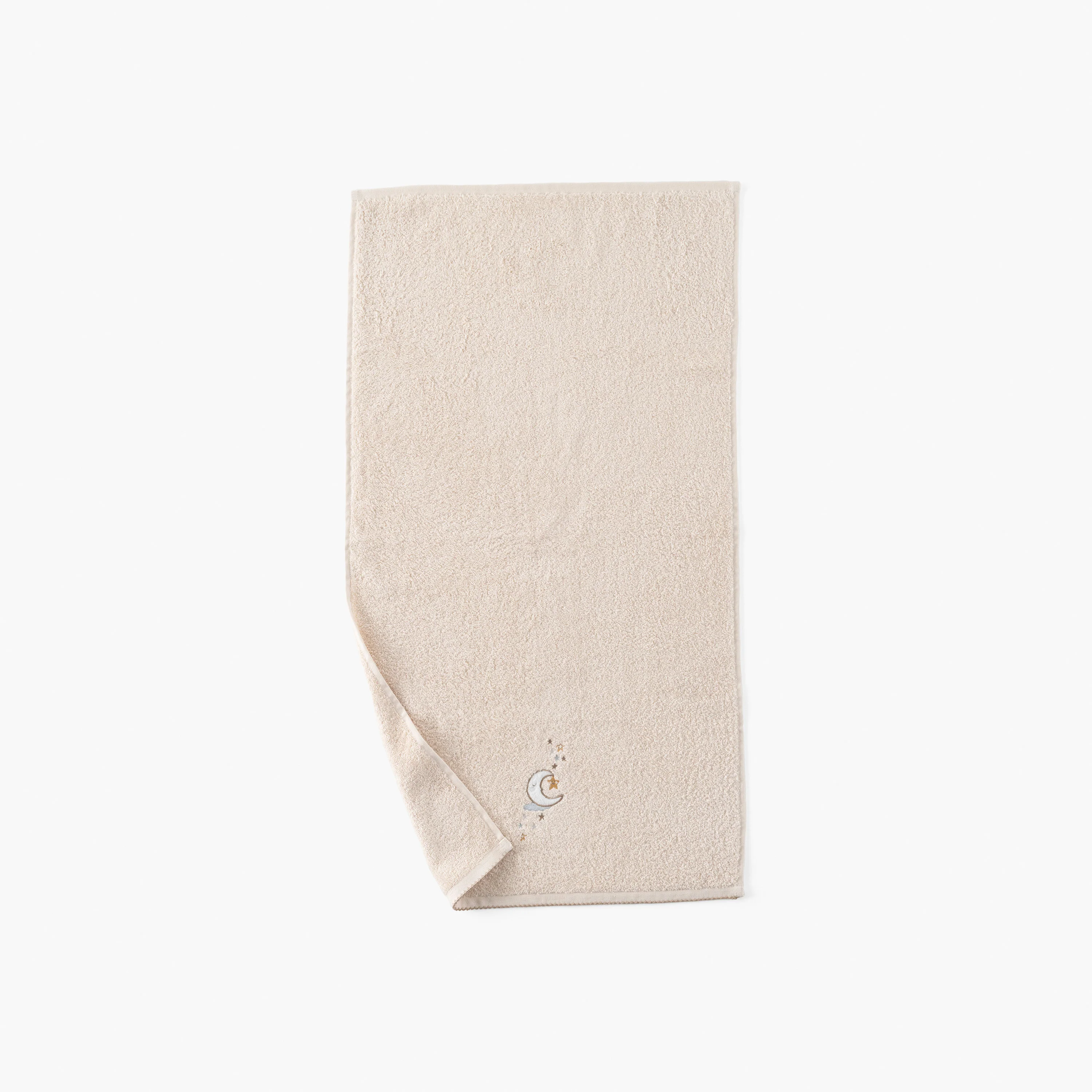 Bienvenue Organic Cotton Bath Towel - Natural Beige - Image 3
