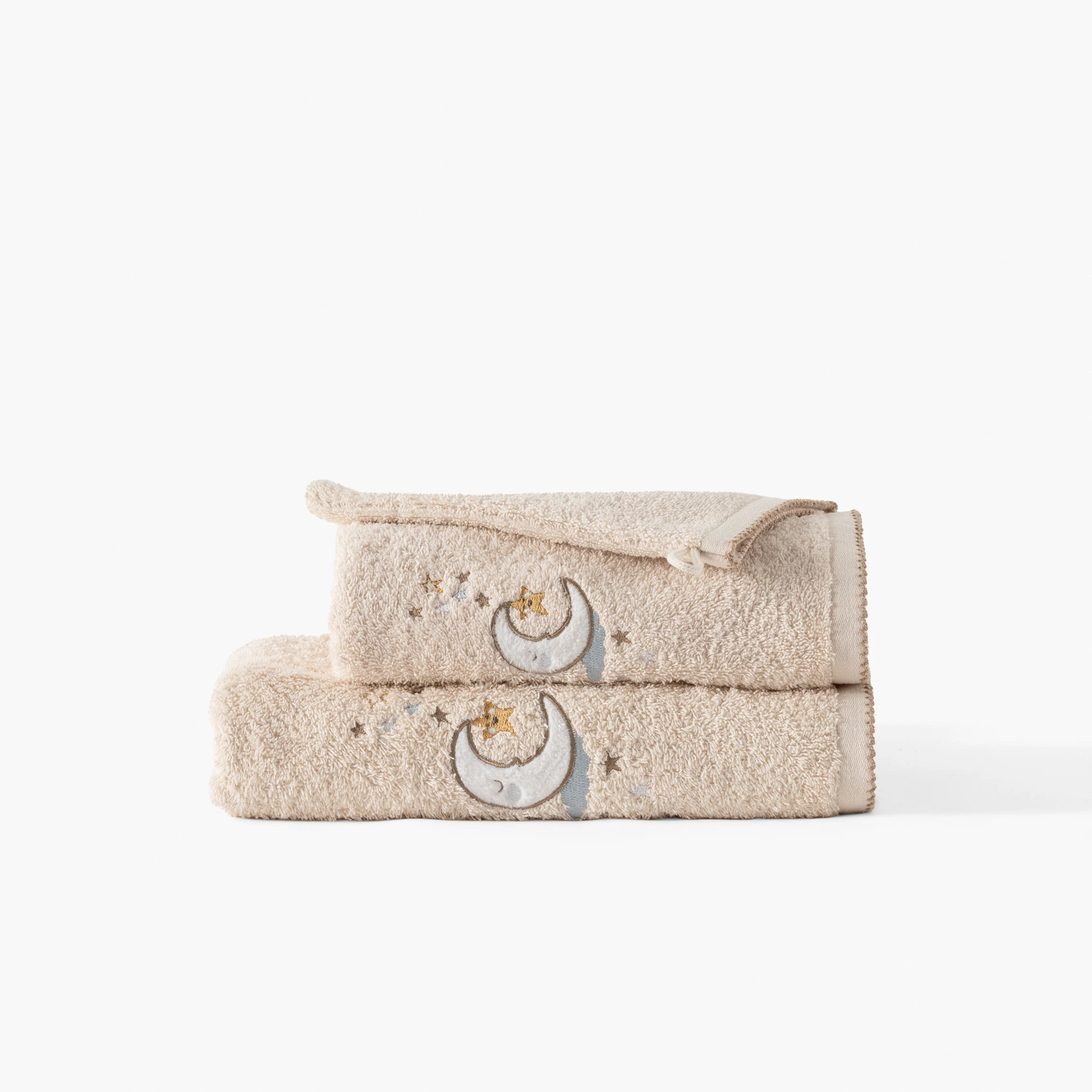 Bienvenue Organic Cotton Bath Towel - Natural Beige - Image 5