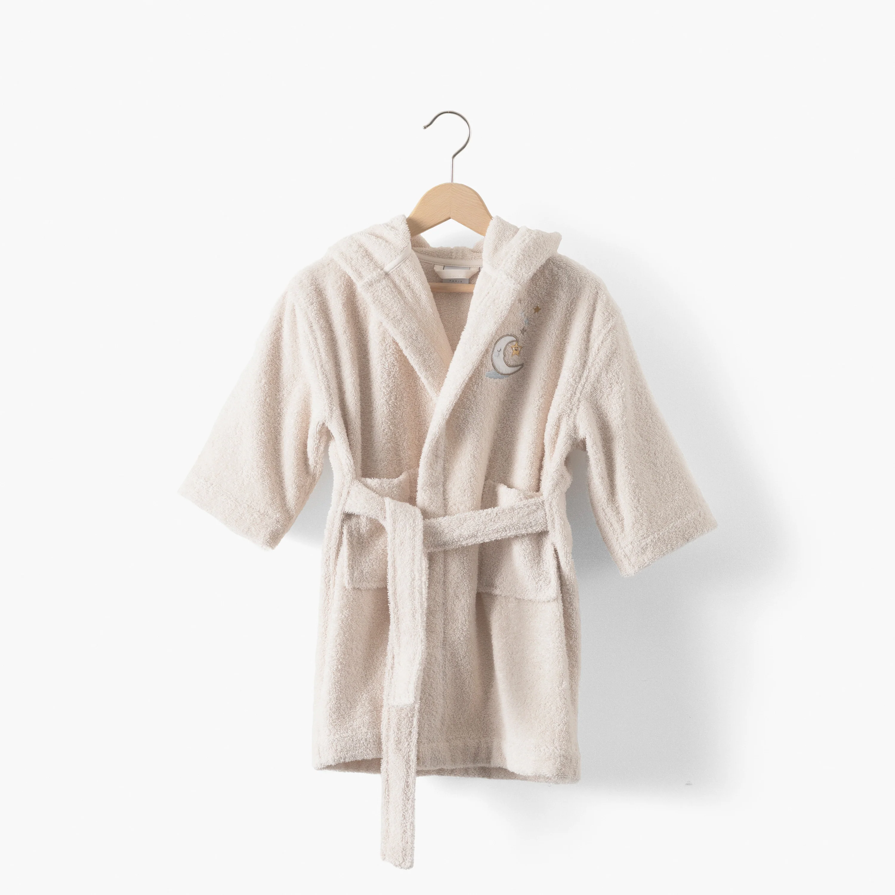 Bienvenue Children's Organic Cotton Bathrobe - Beige