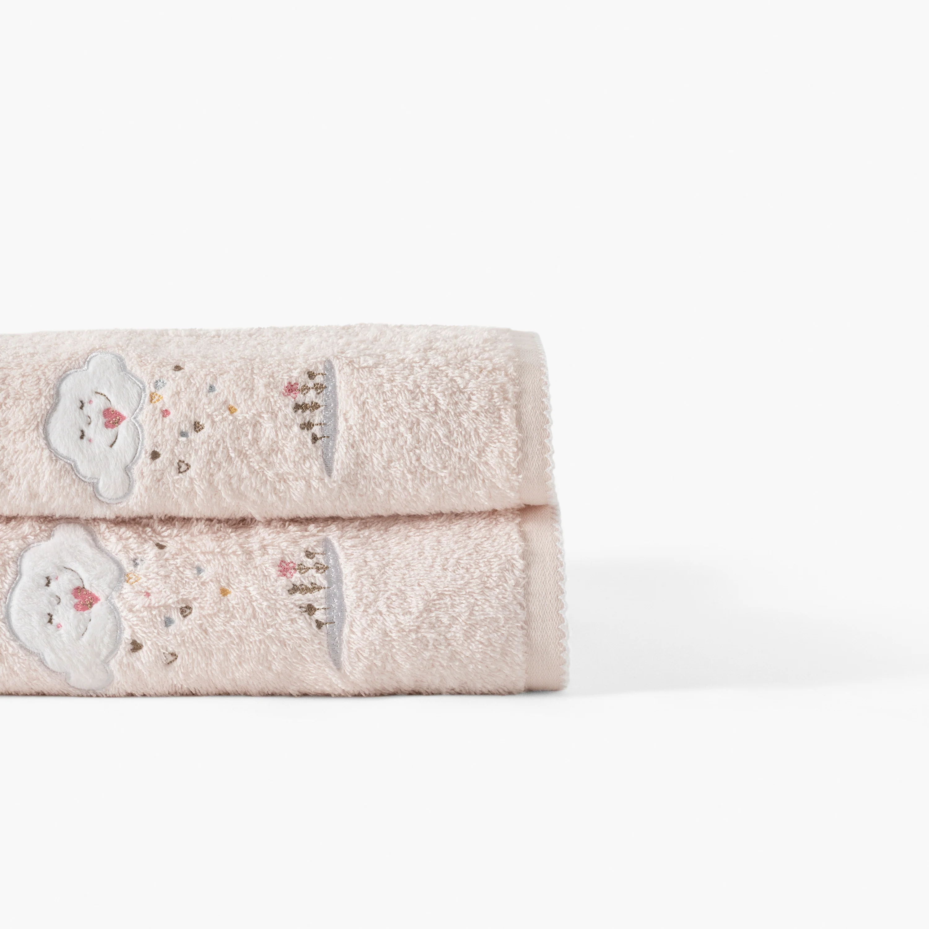 Bienvenue Cotton Bath Towel - Rose