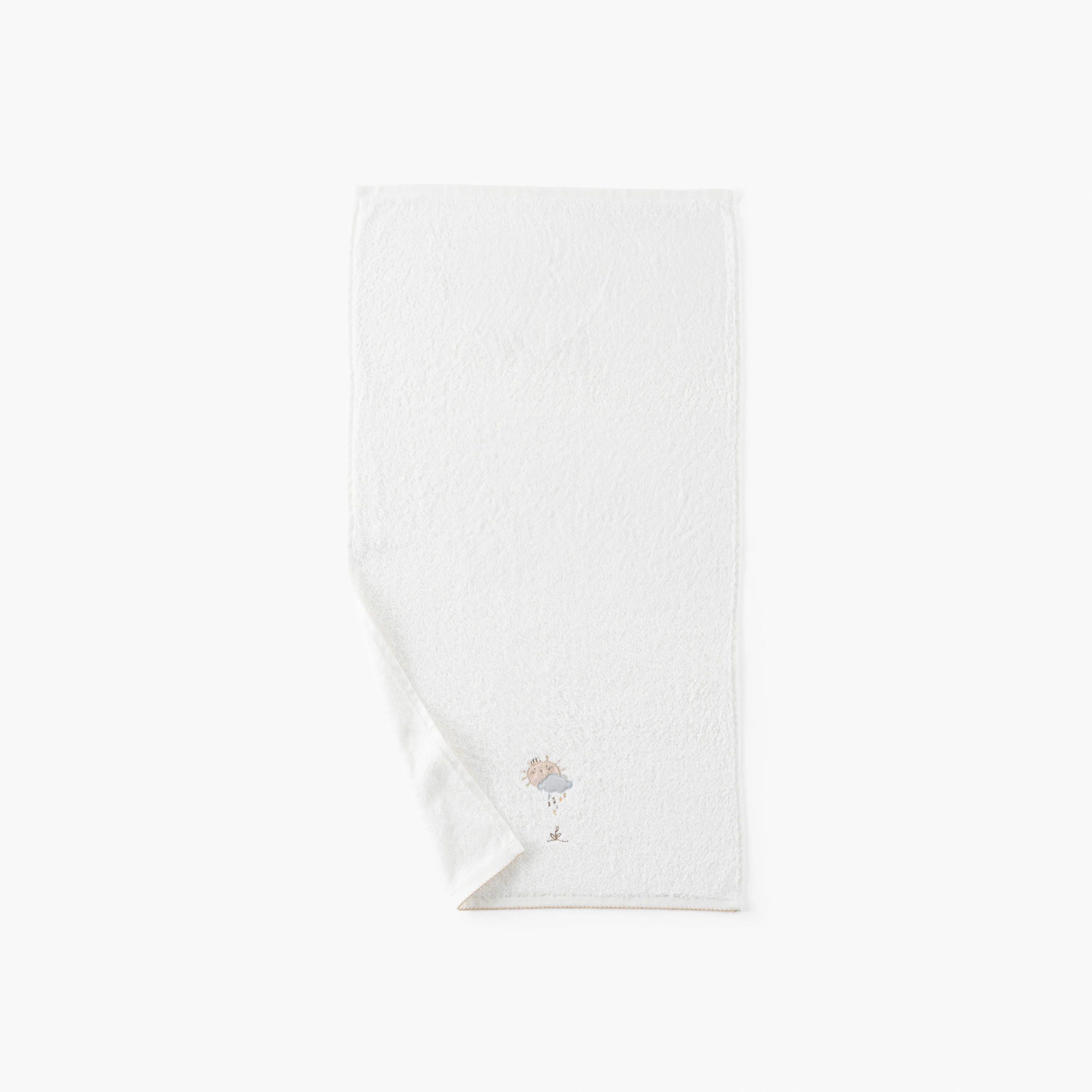 Bienvenue Organic Cotton Bath Towel - White - Image 3