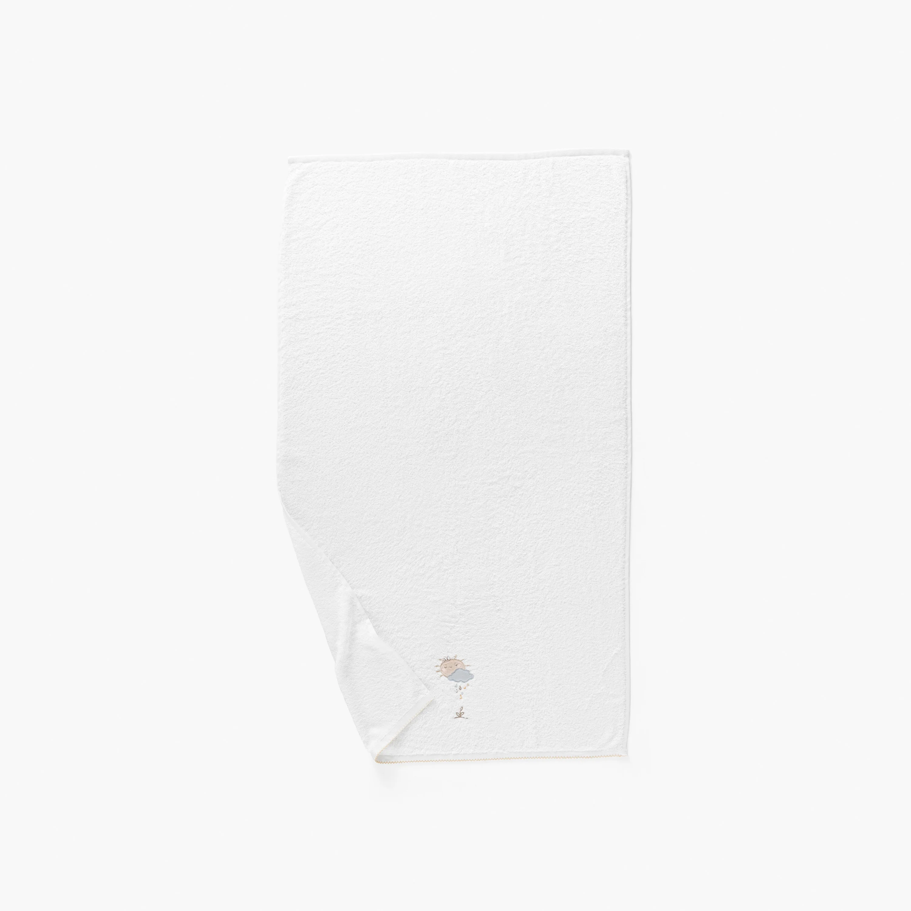 Bienvenue Organic Cotton Bath Towel - White - Image 7