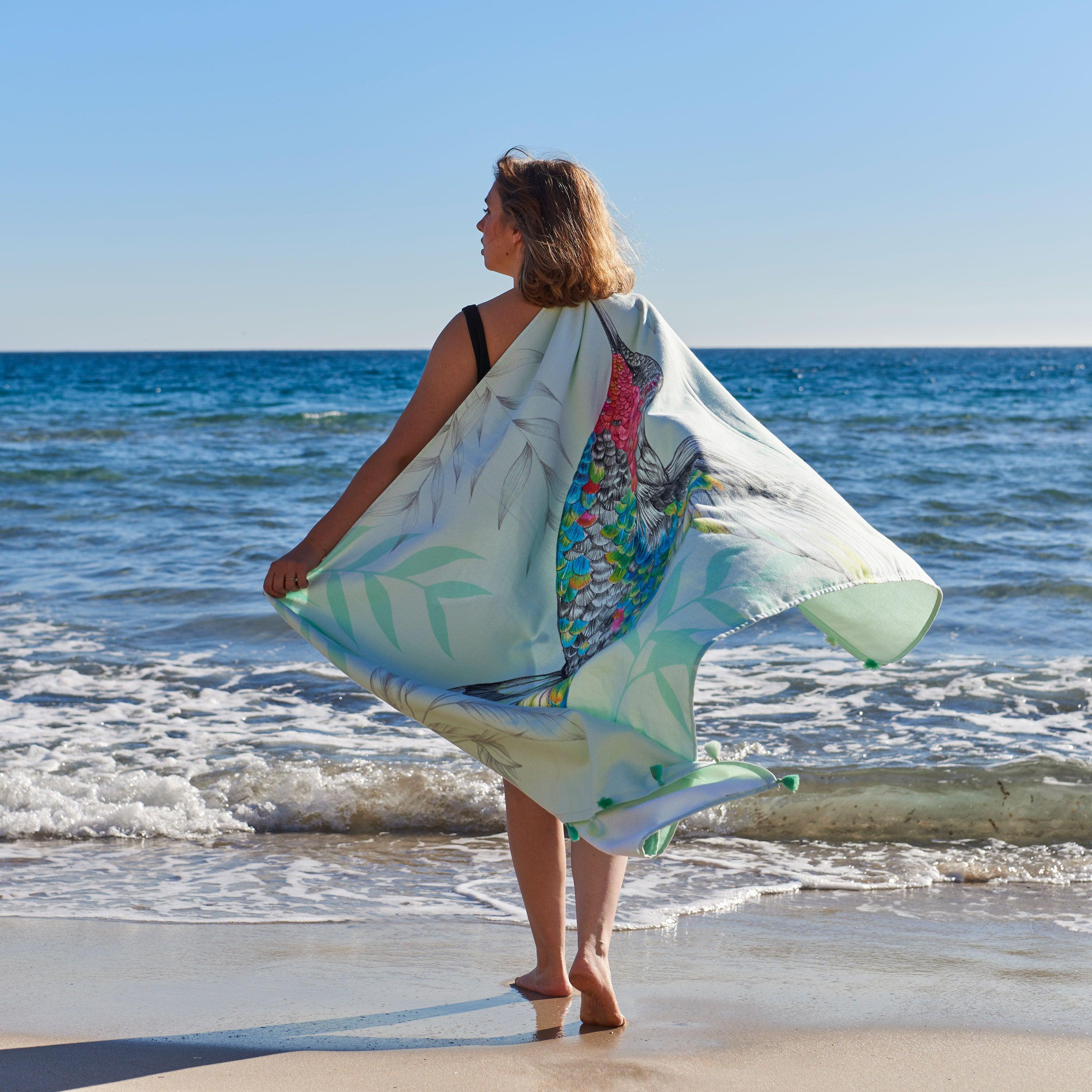Calypte Cotton Turkish Beach Towel - Image 2