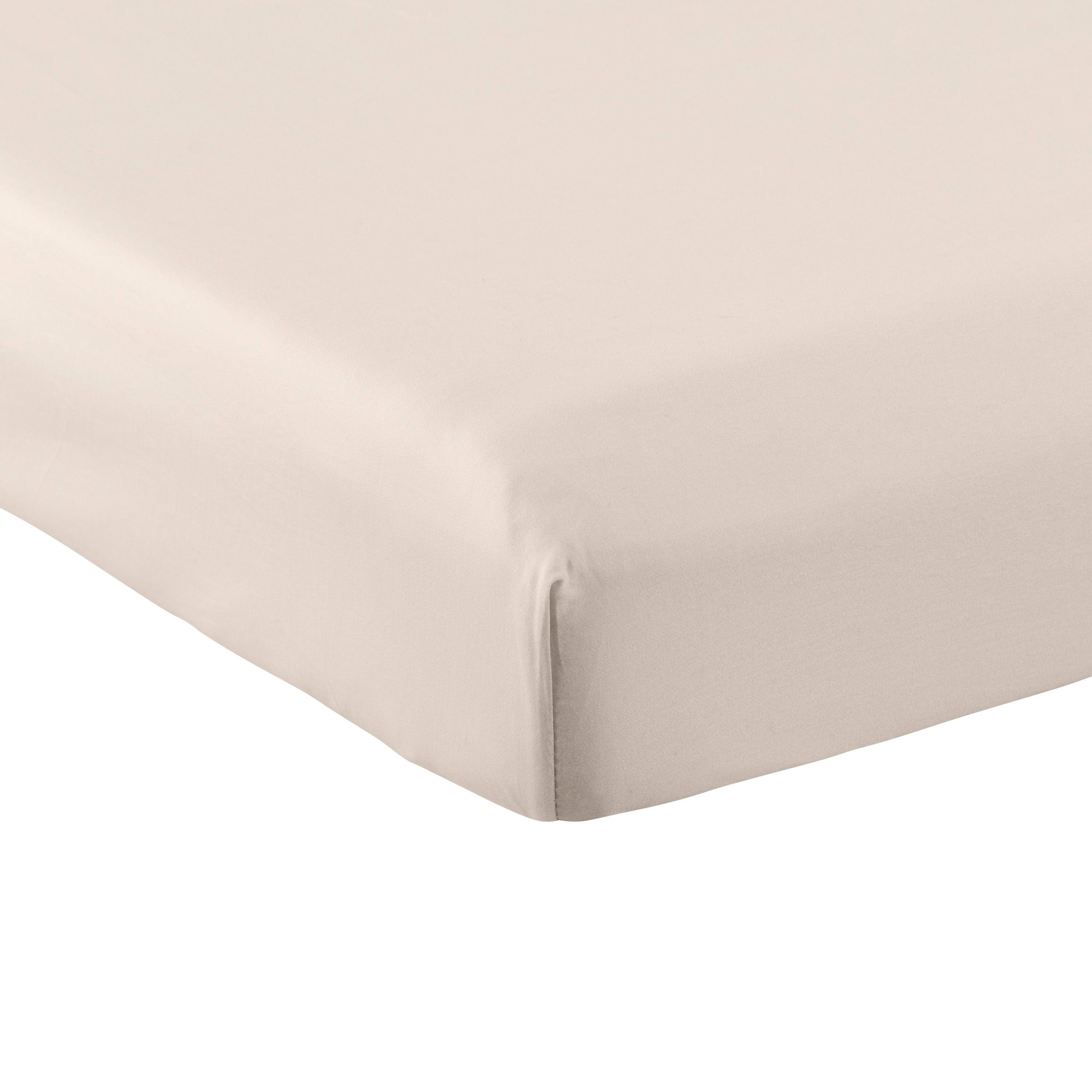 Quartz Organic Washed Cotton Fitted Sheet - Dune - Image 2