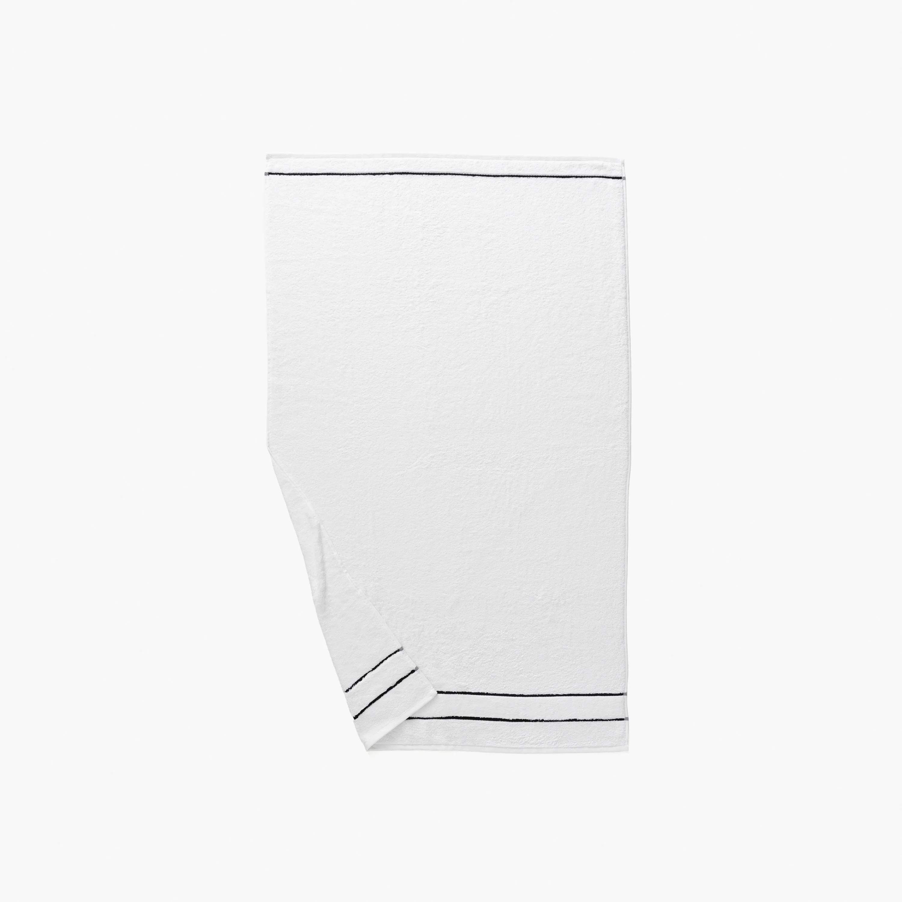 Danaide Cotton Bath Towel - White - Image 7