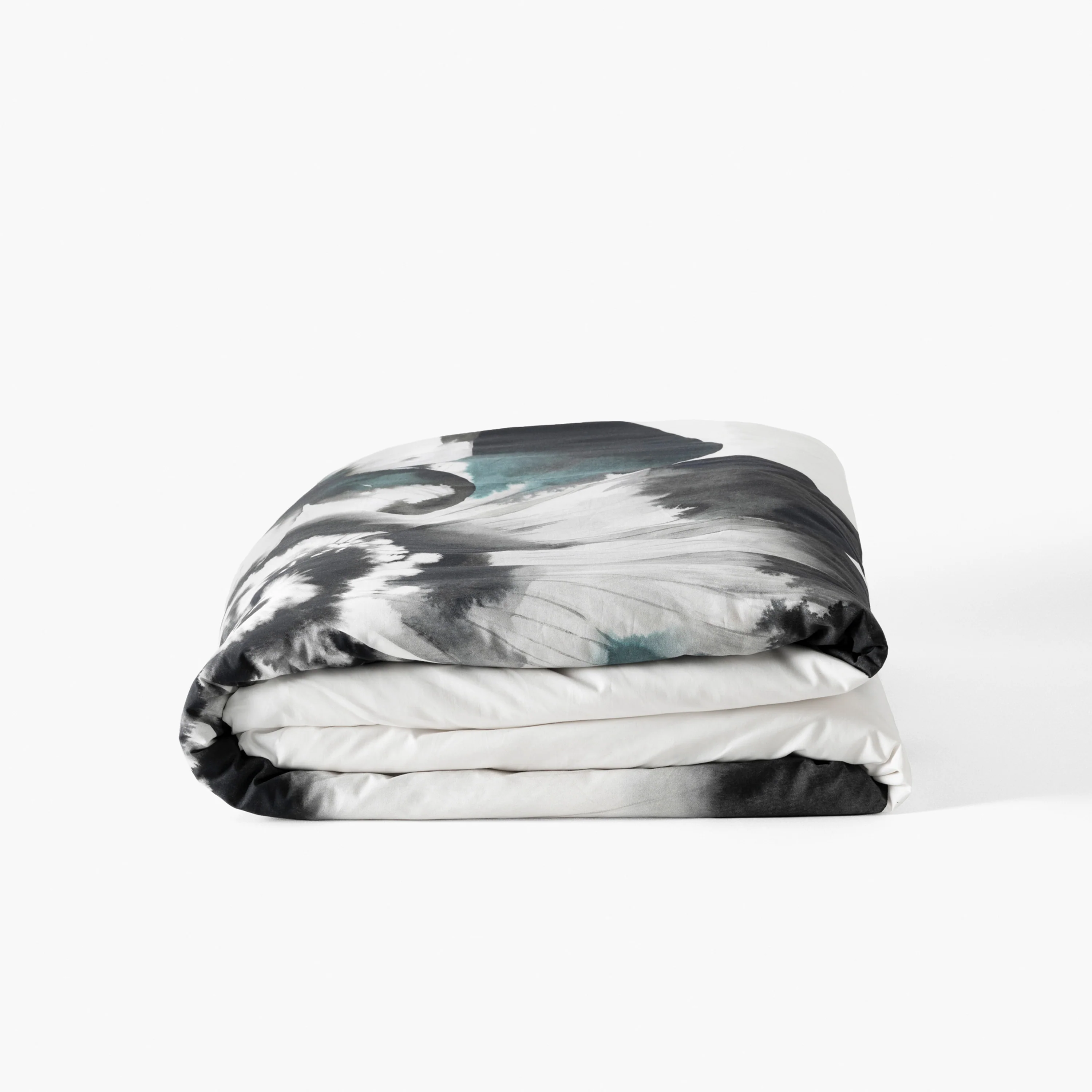 Danaide Cotton Duvet Cover - White - Image 2