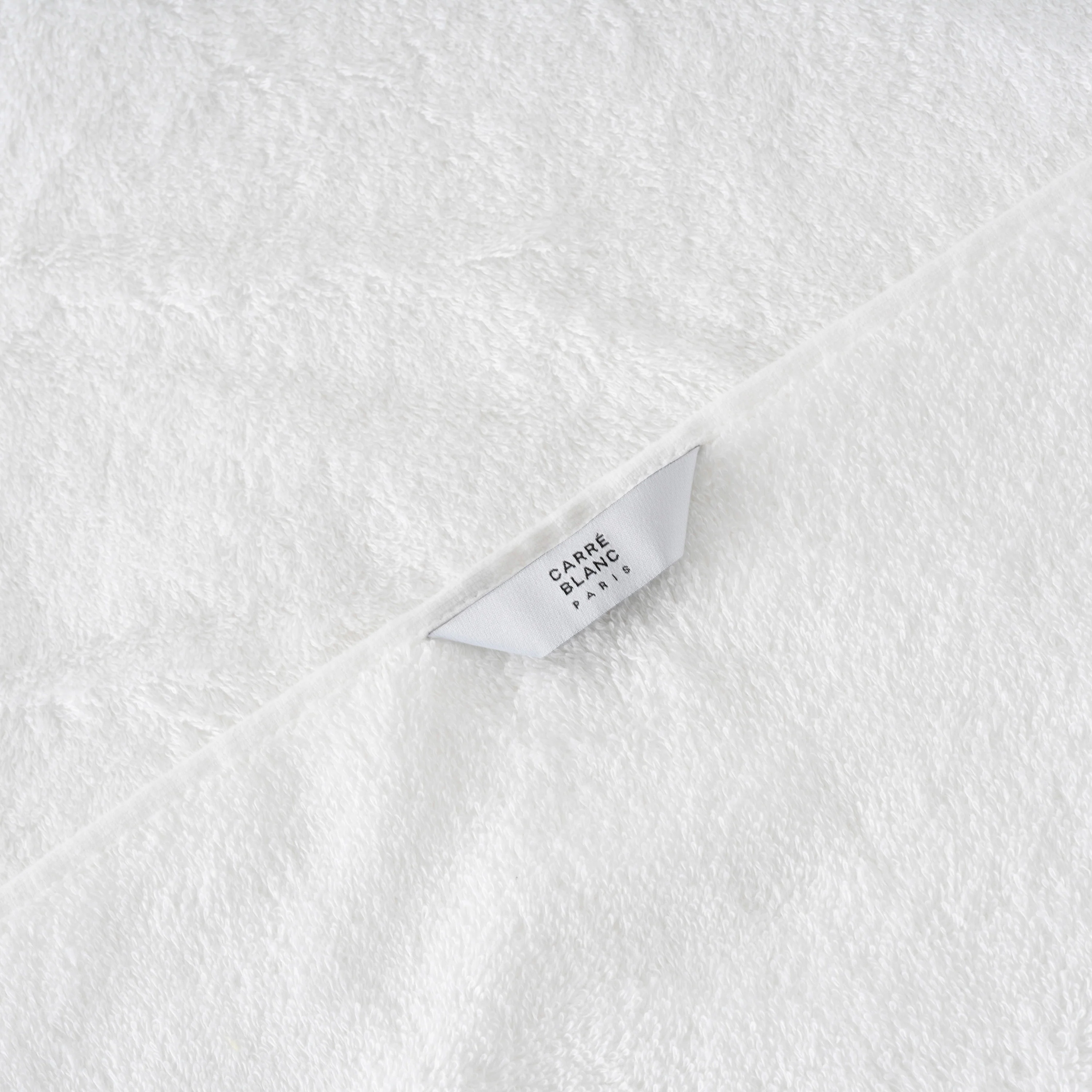 Demilune Cotton & Bamboo Viscose Bath Towel - White - Image 3