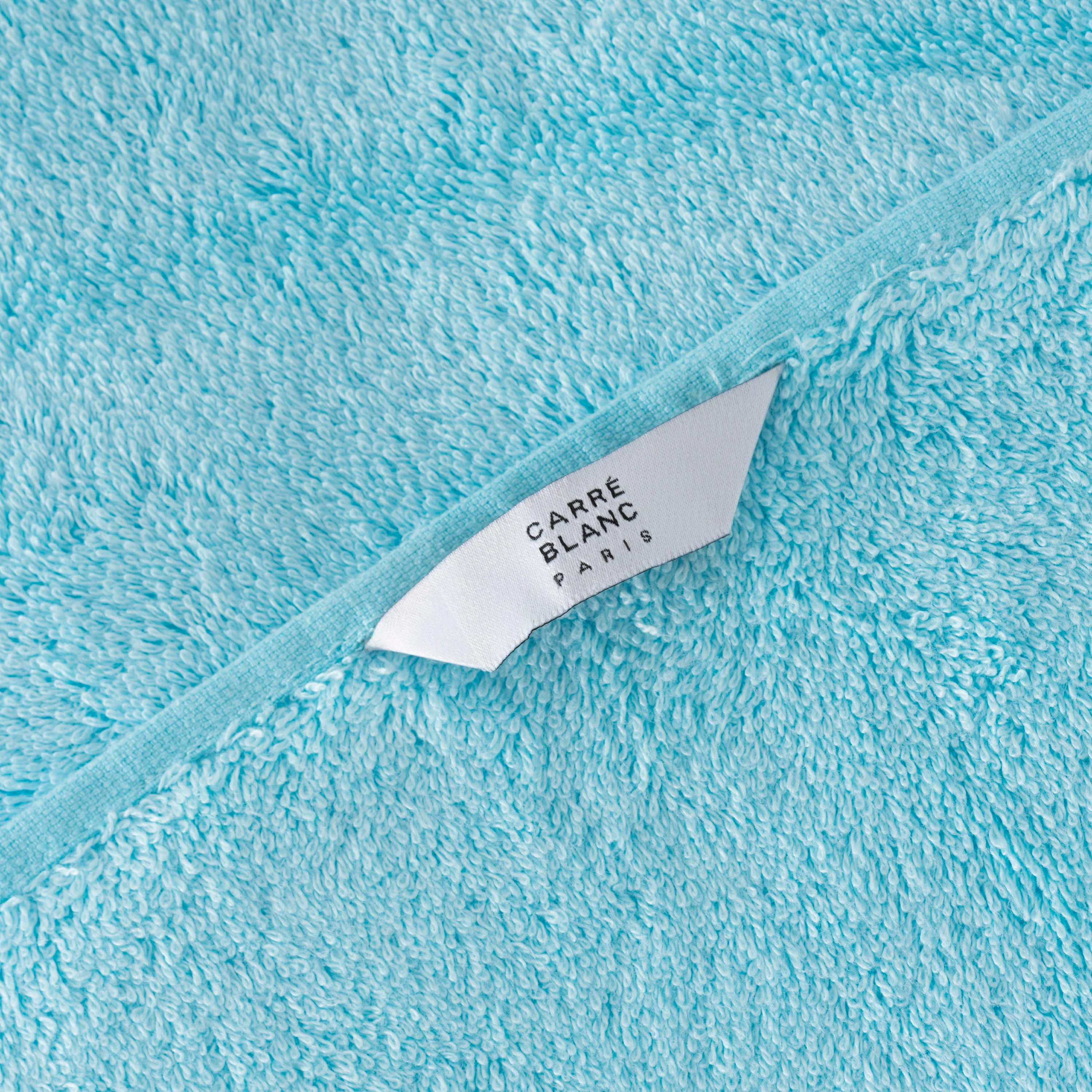 Demilune Cotton & Bamboo Viscose Bath Towel - Lagoon - Image 3