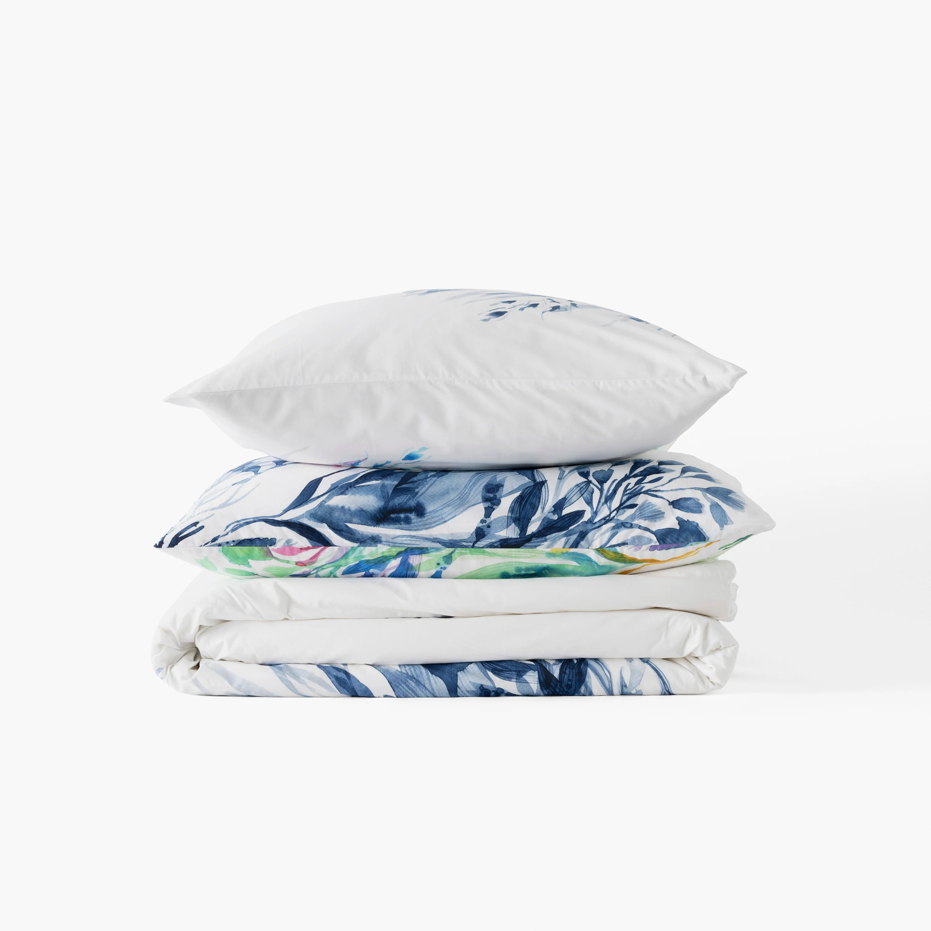 Demilune Cotton Flat Sheet - Marine - Image 4