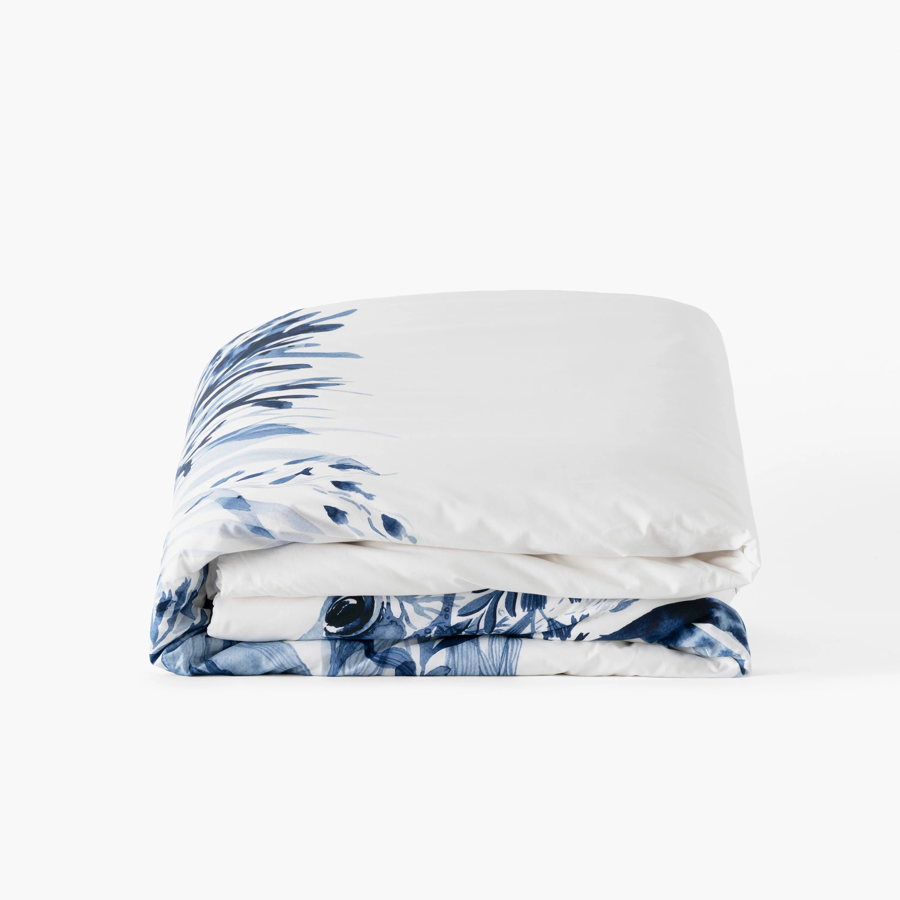 Demilune Reversible Cotton Duvet Cover - Multicolour - Image 3