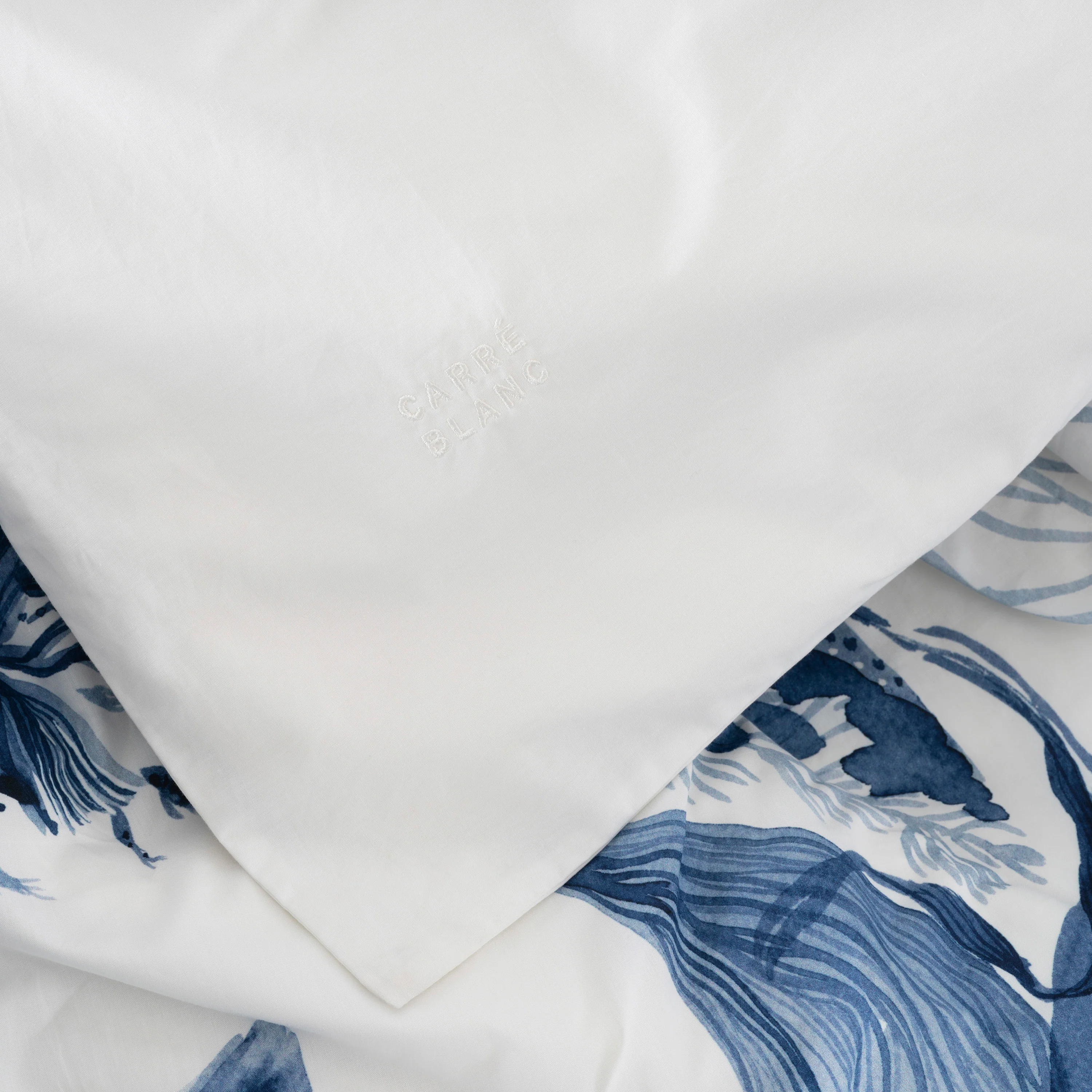 Demilune Reversible Cotton Duvet Cover - Multicolour - Image 7