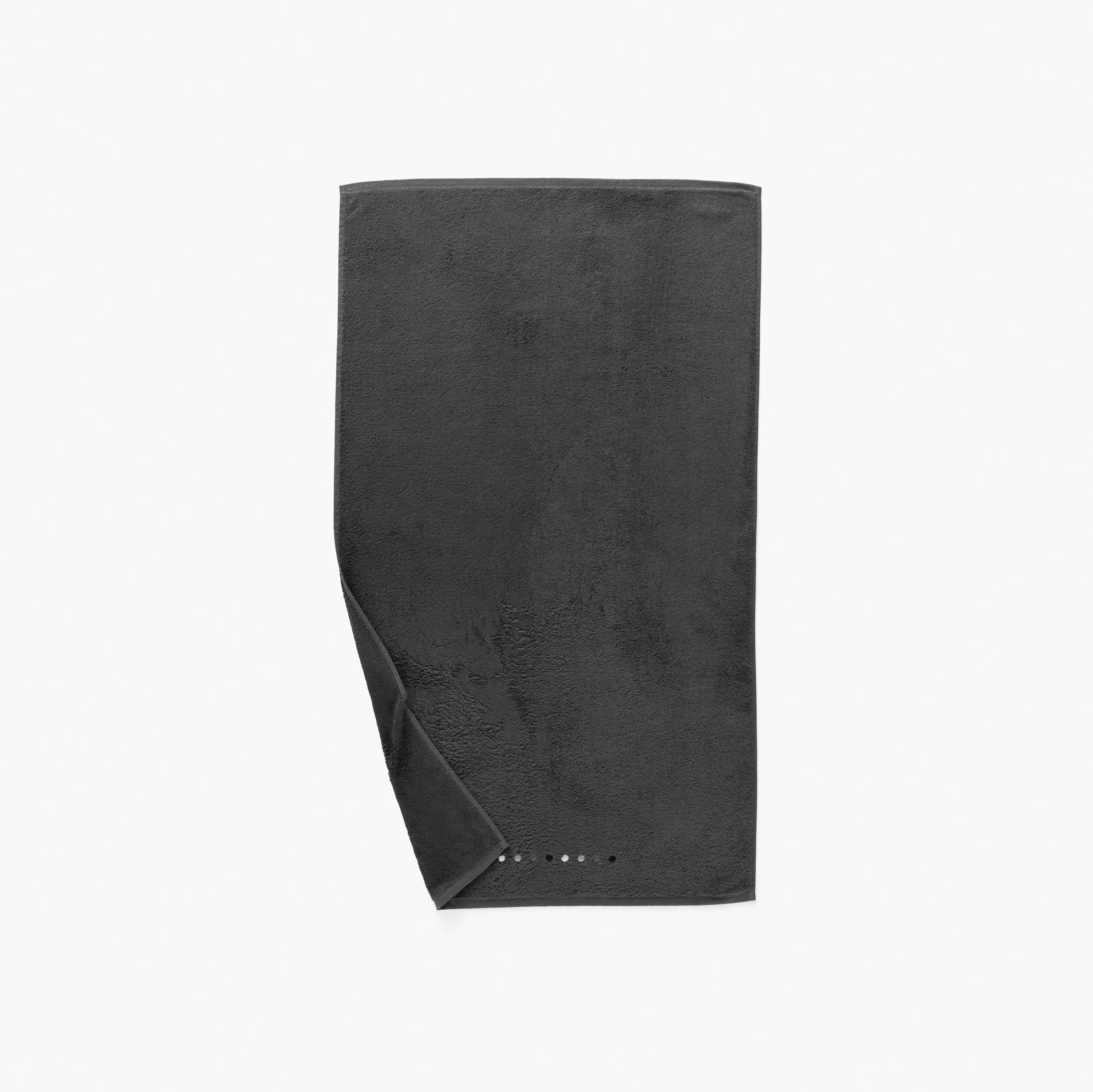 Dotsy Cotton Bath Towel - Coal - Image 3