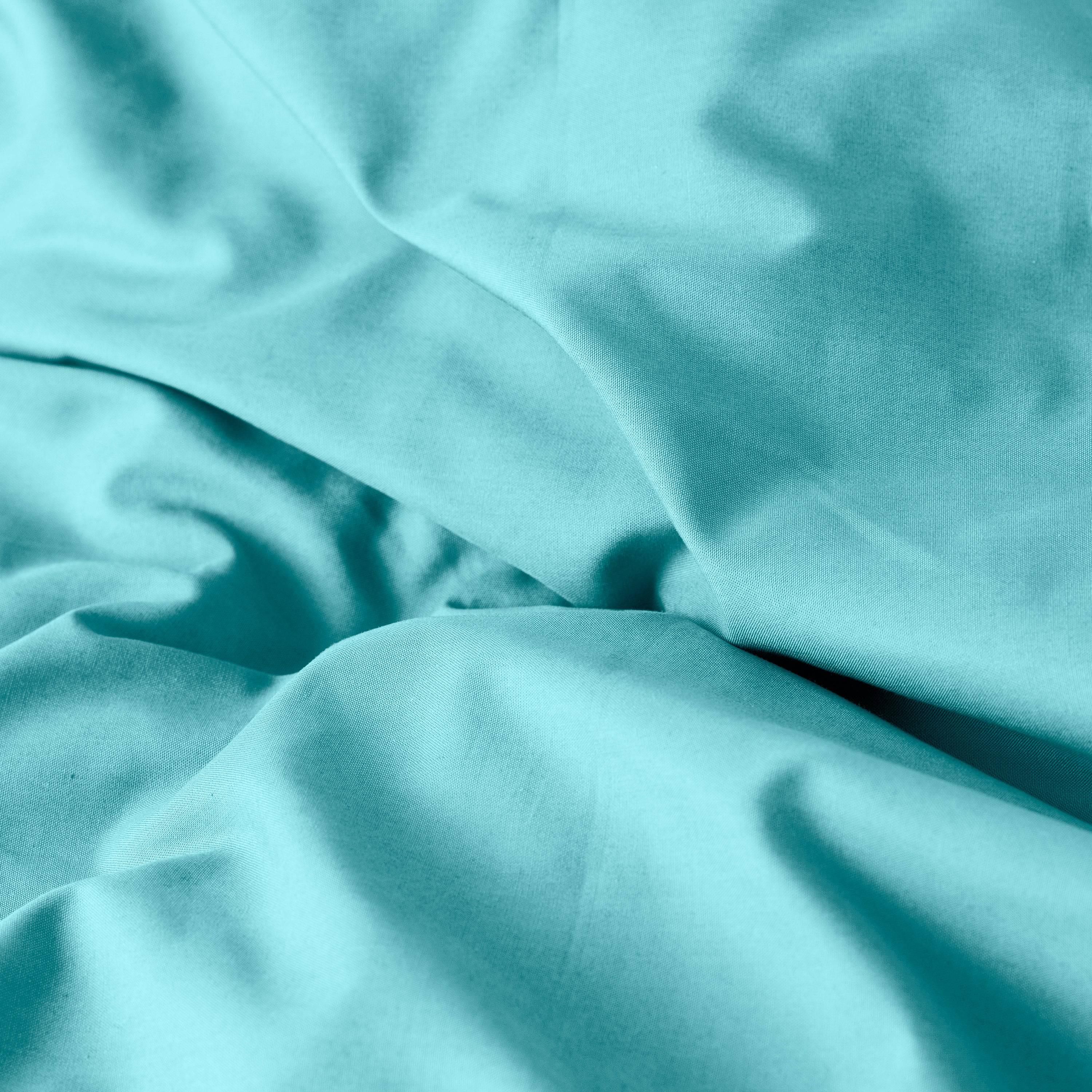 Neo Cotton Percale Duvet Cover - Lagoon - Image 4