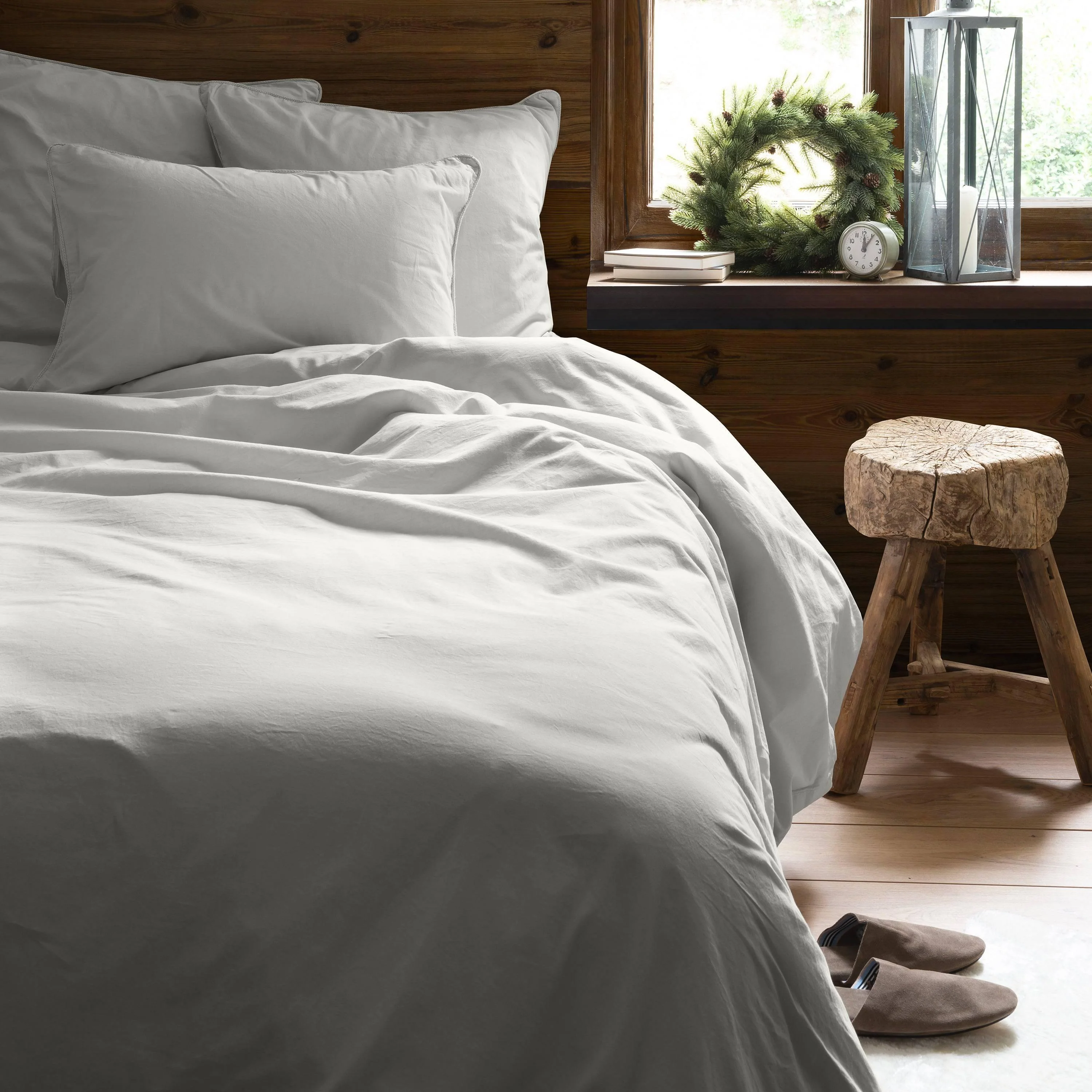 Souffle Organic Cotton Duvet Cover - Cloud - Image 2