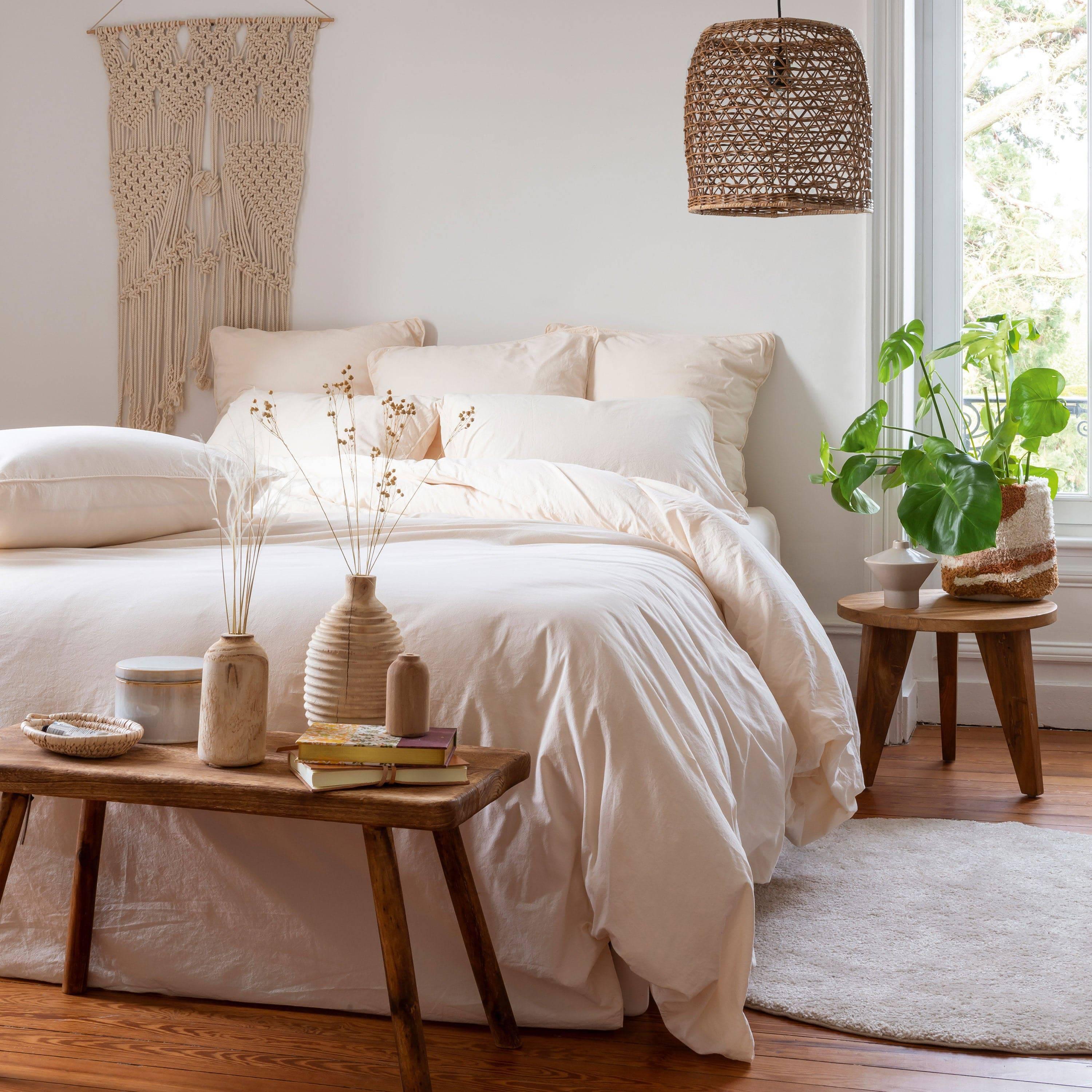 Souffle Organic Cotton Duvet Cover - Vanilla - Image 2