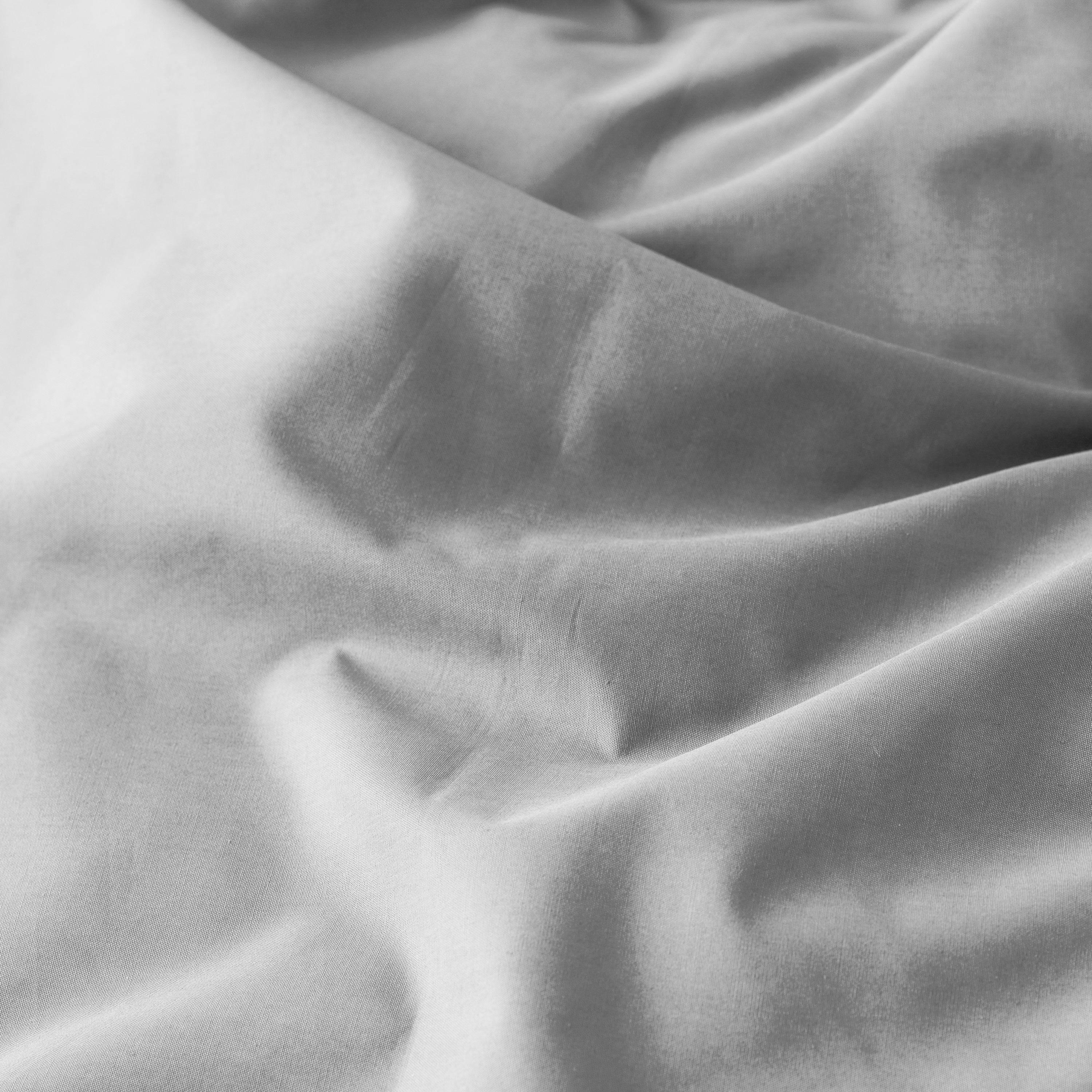 Neo Cotton Percale Duvet Cover - Grey - Image 2