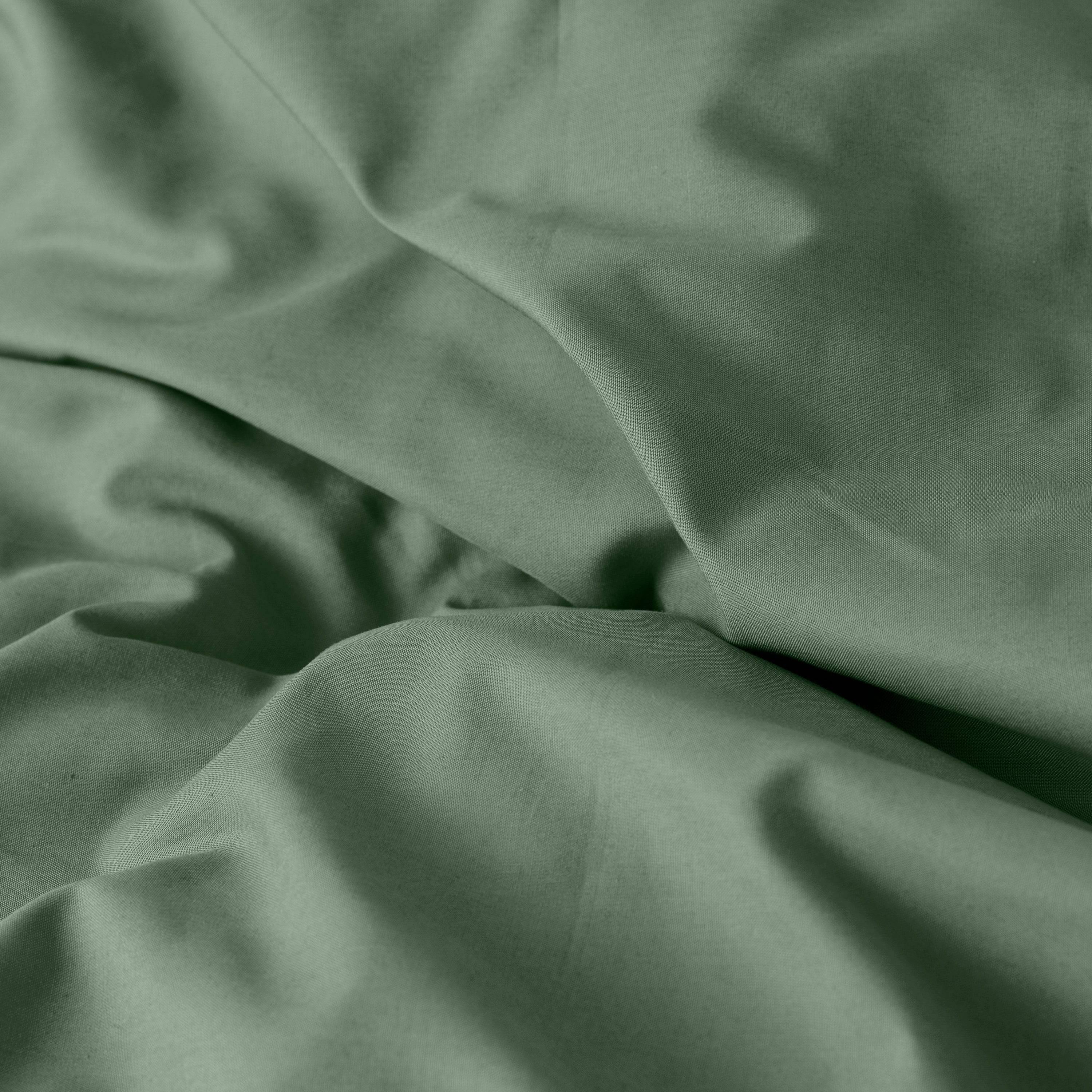 Neo Cotton Percale Duvet Cover - Thyme - Image 2