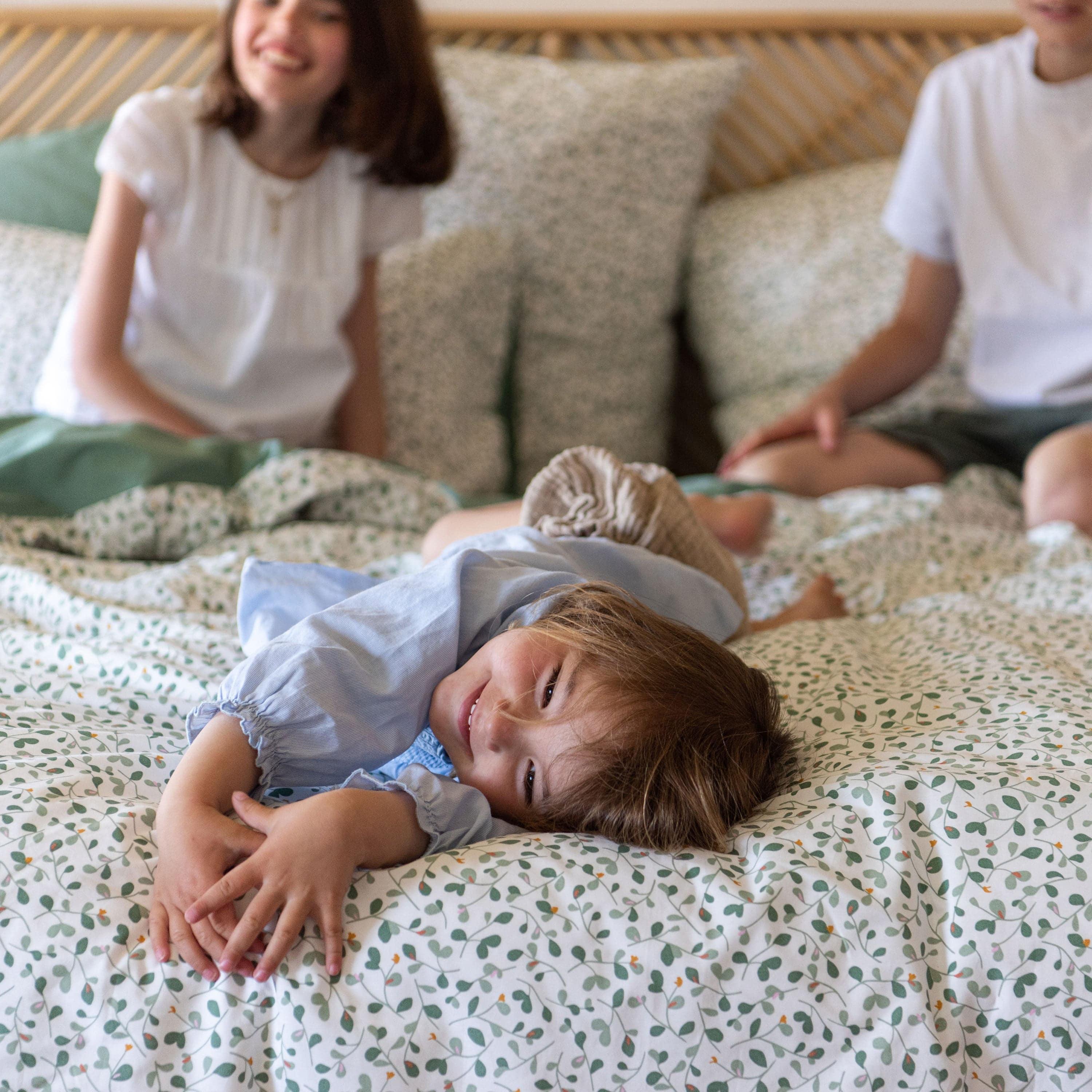 Neo Cotton Percale Duvet Cover - Vegetal Thyme - Image 5
