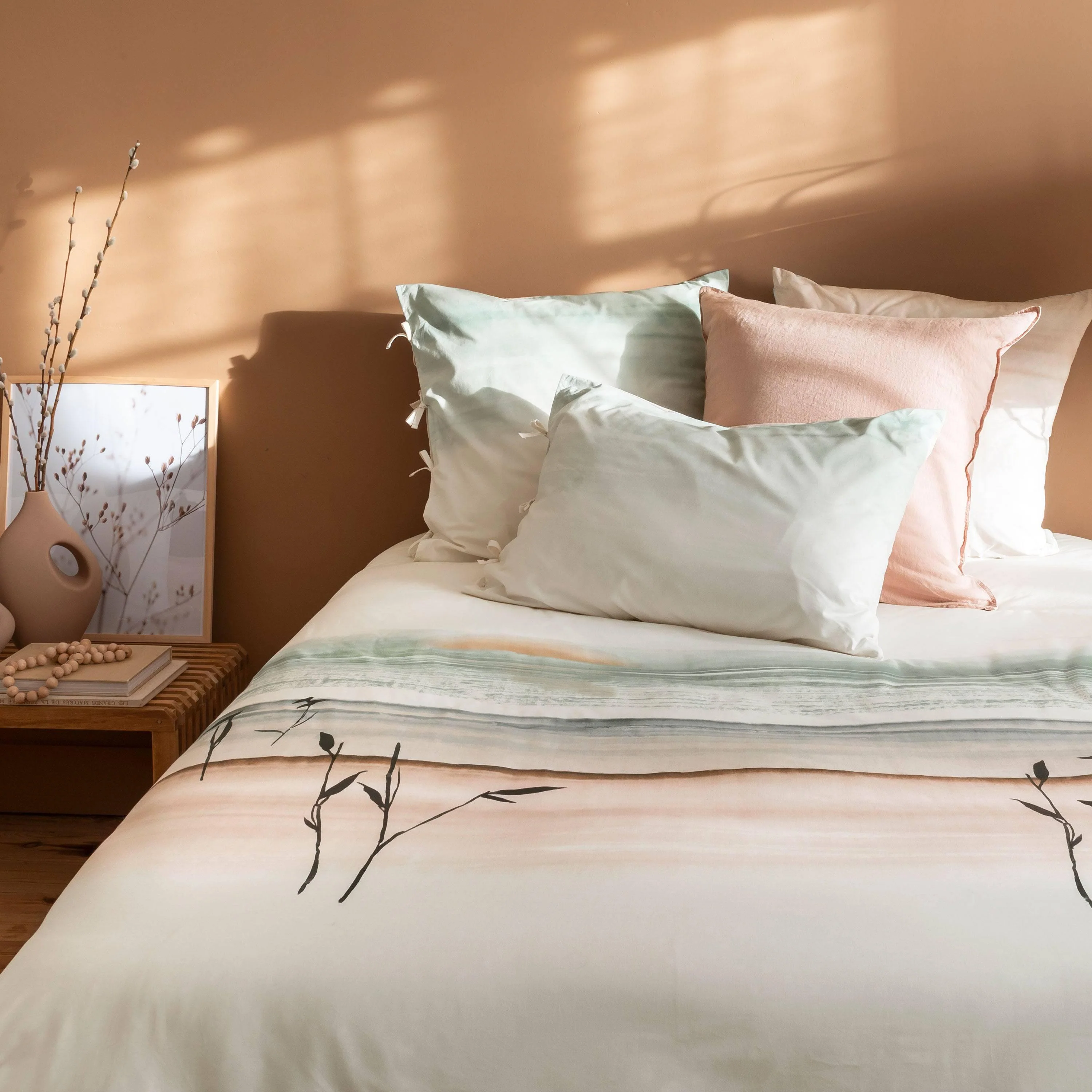 Duvet Cover in Cotton Percale Vibration