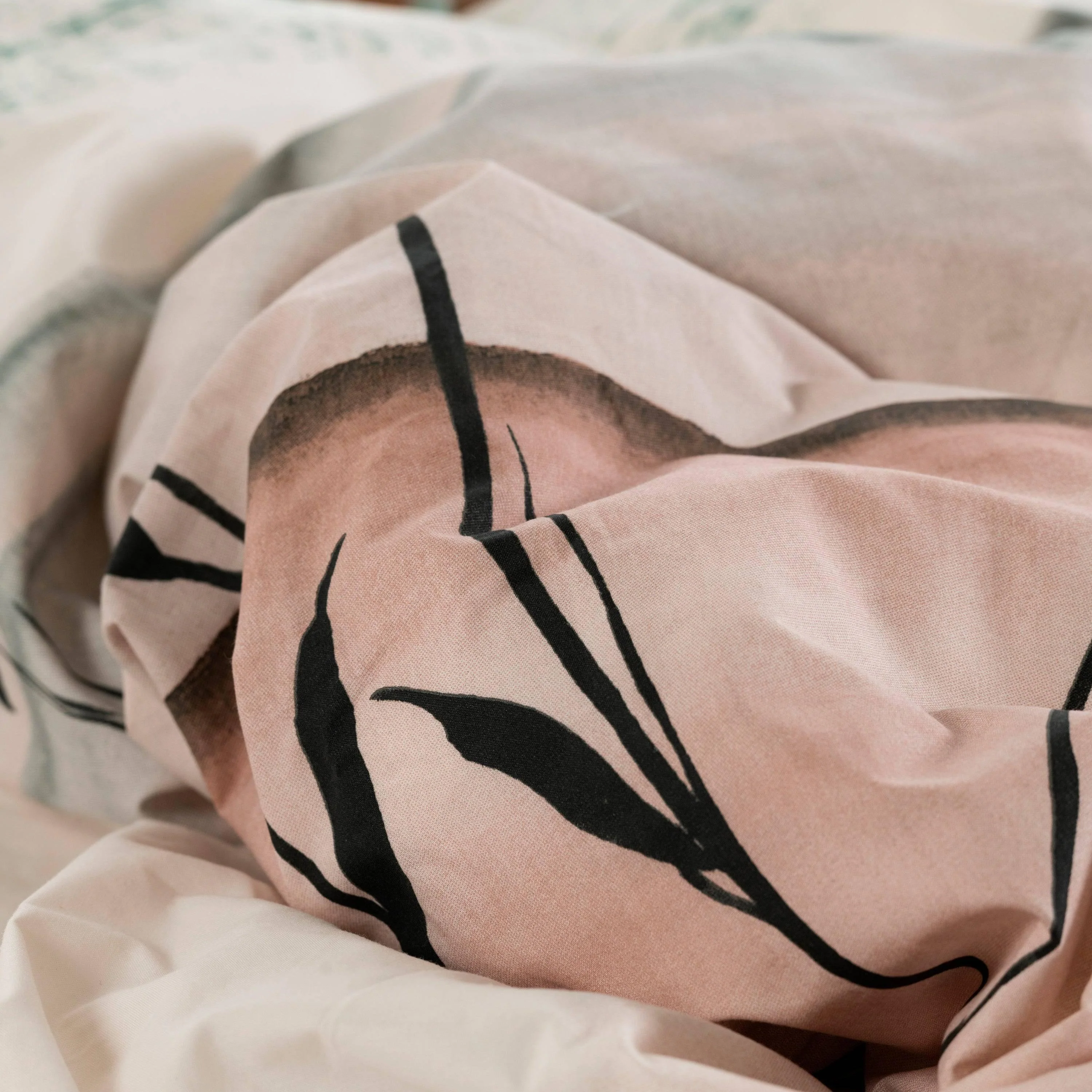Duvet Cover in Cotton Percale Vibration - Image 4