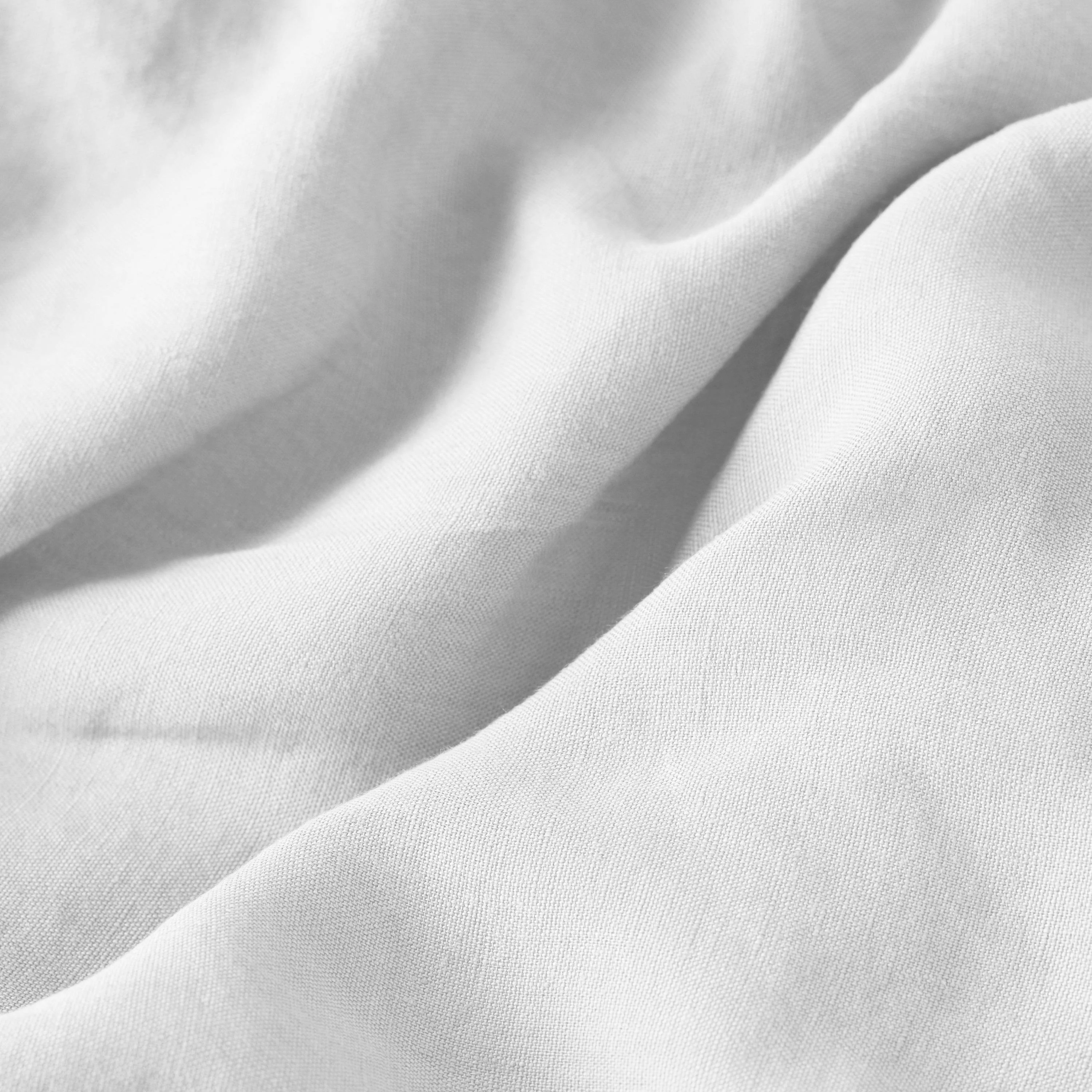 Songe Linen and Washed Cotton Duvet Cover - White - Image 4