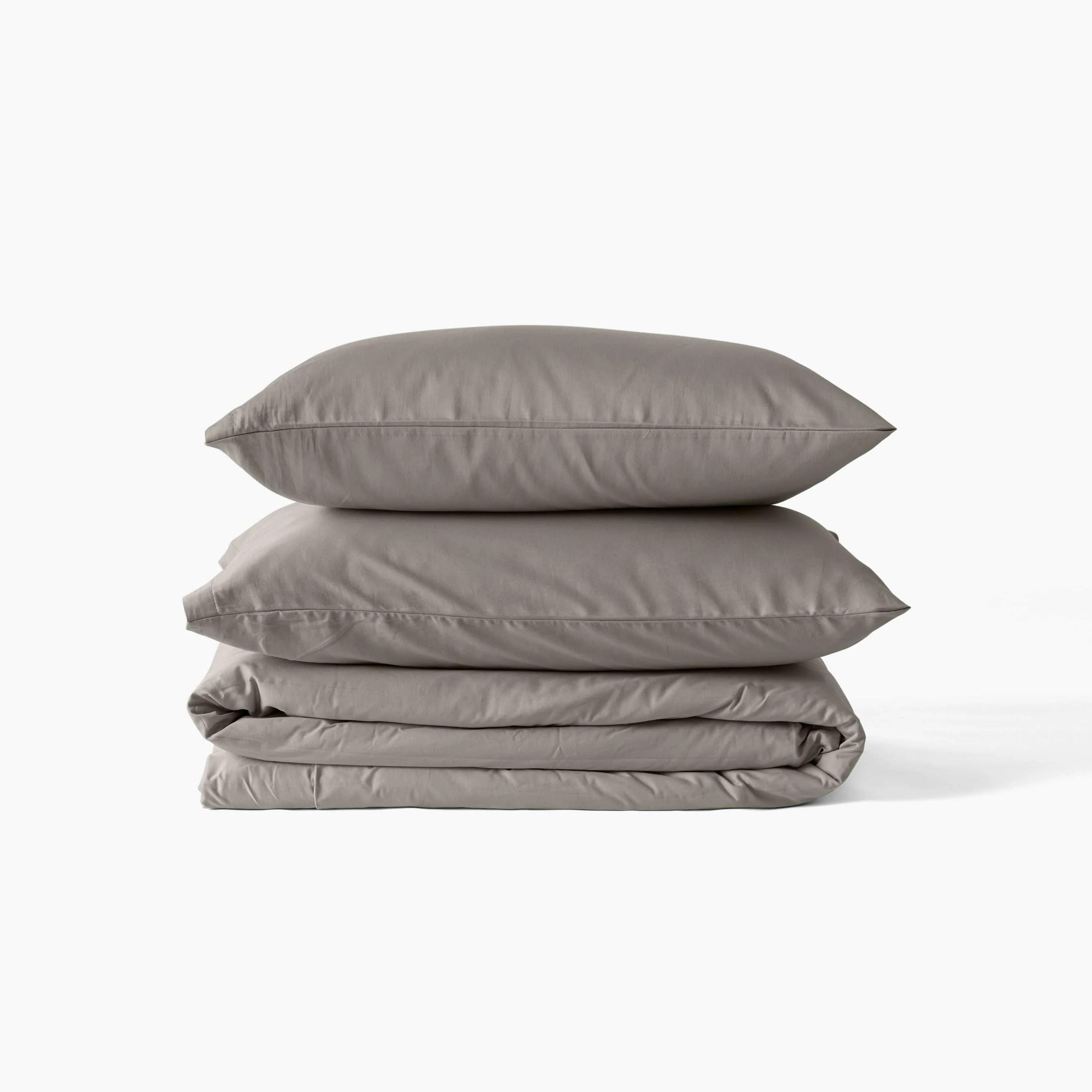 Quartz Organic Cotton Sateen Duvet Cover - Jade