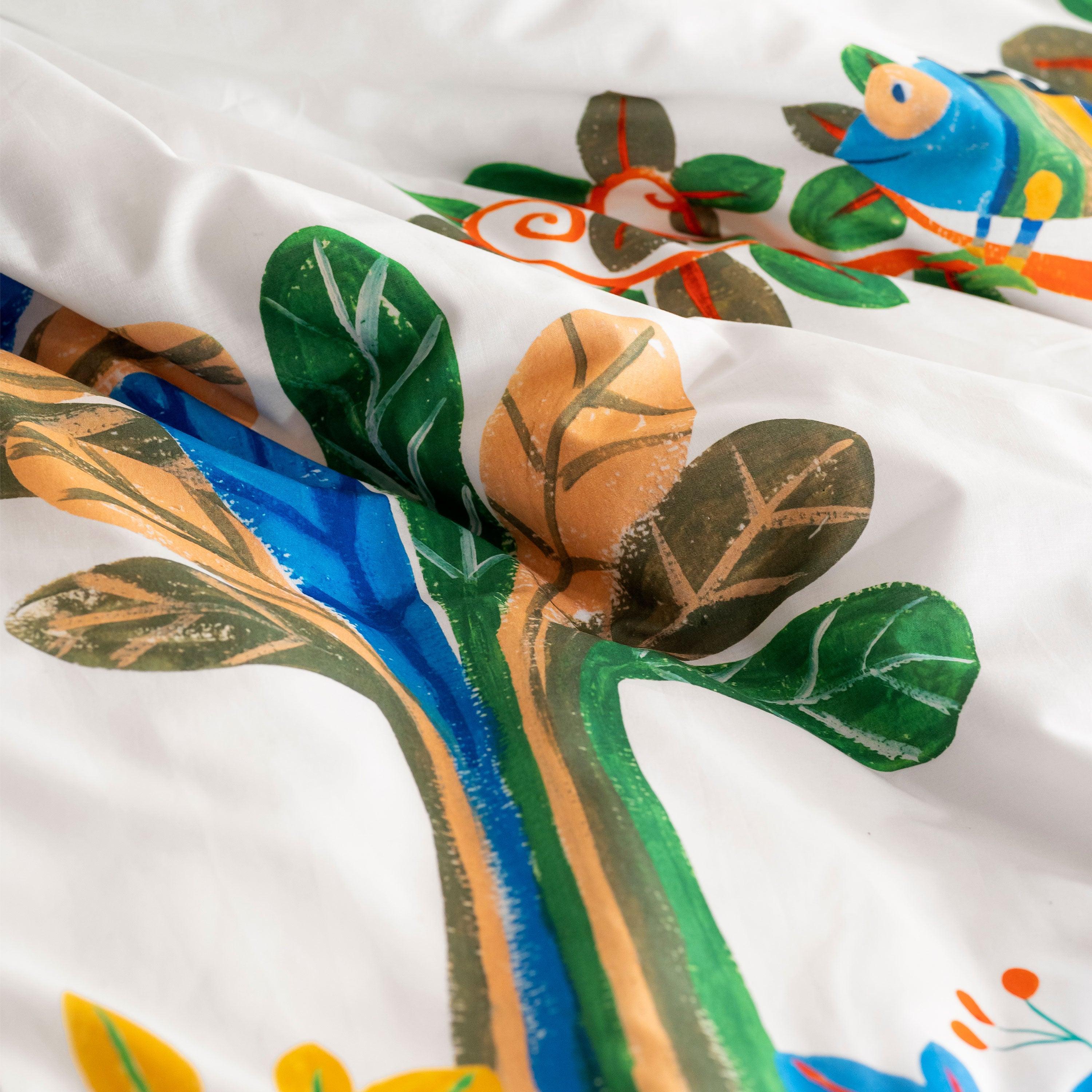 Pinata Organic Cotton Duvet Cover - White - Image 3