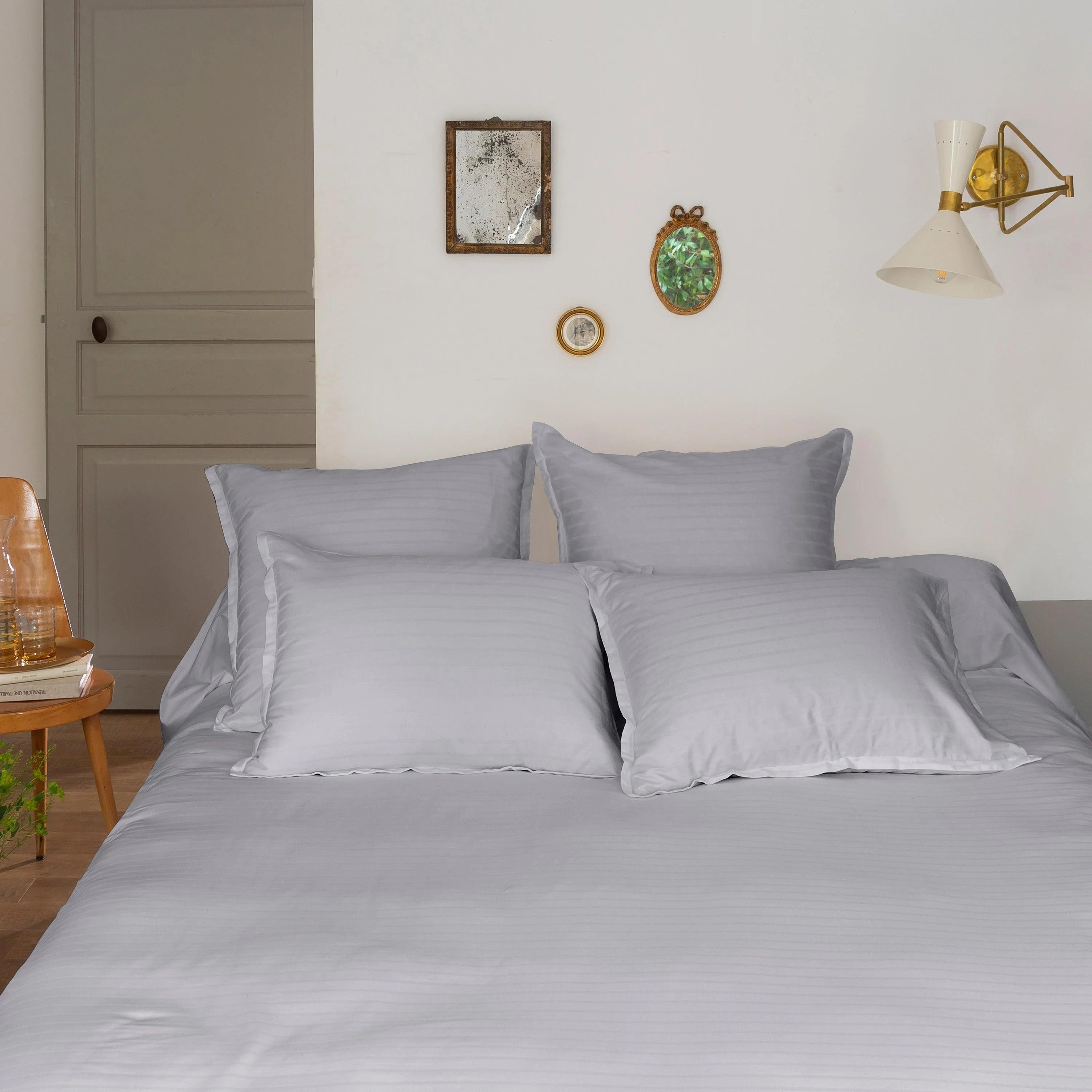 Prestige Cotton Sateen Duvet Cover - Turtle Dove - Image 4