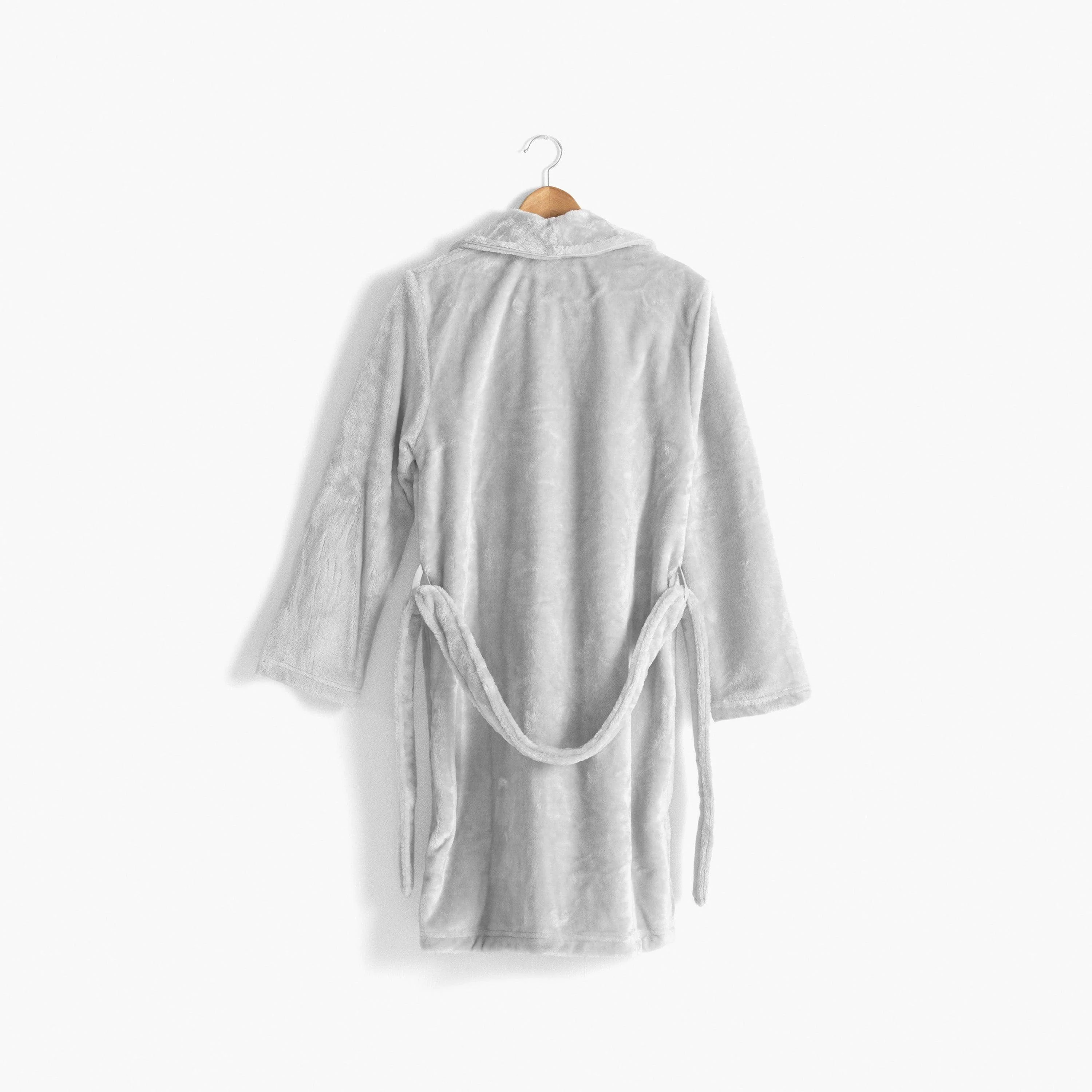 Elena Women's Fleece Dressing Gown - Grey - Image 2