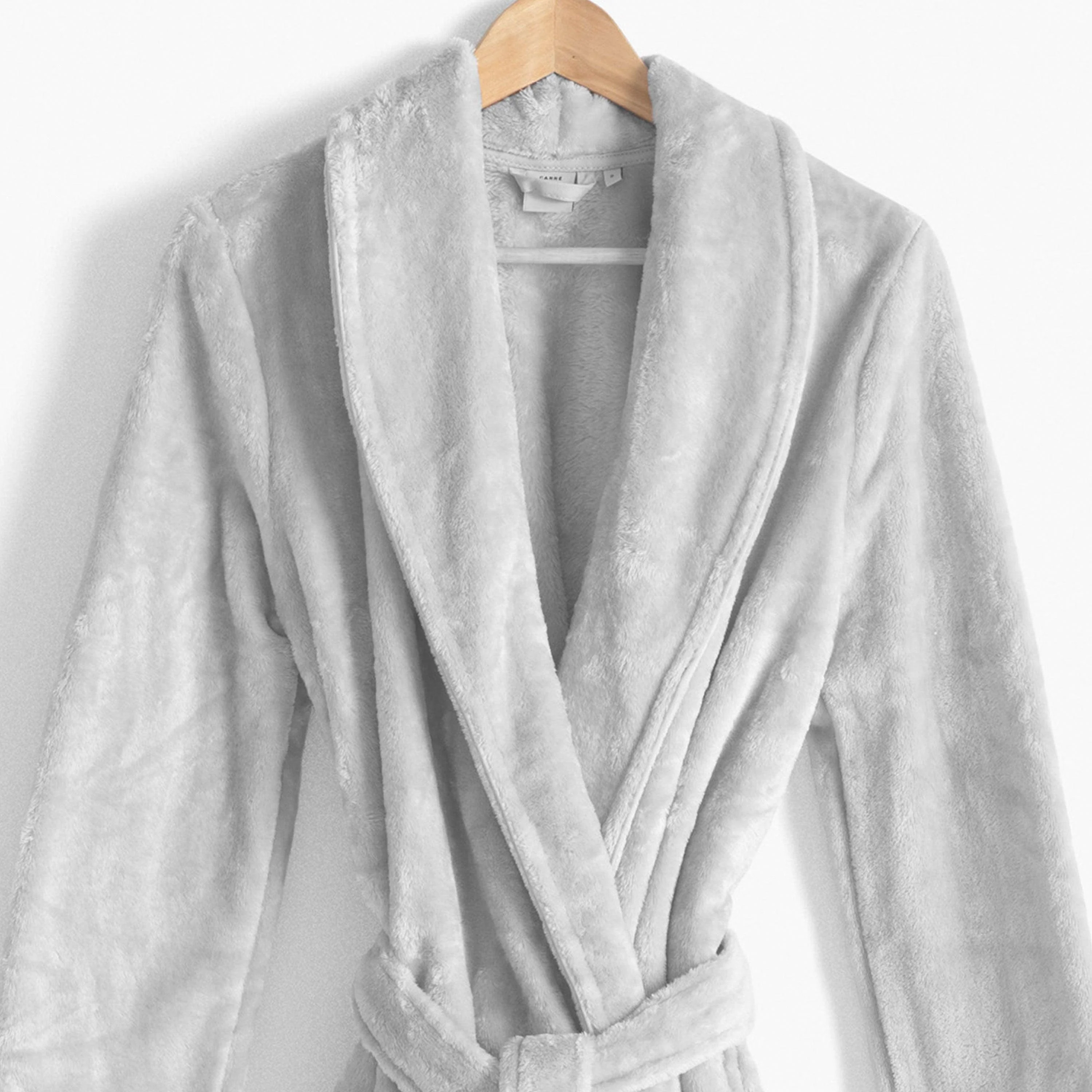 Elena Women's Fleece Dressing Gown - Grey - Image 3
