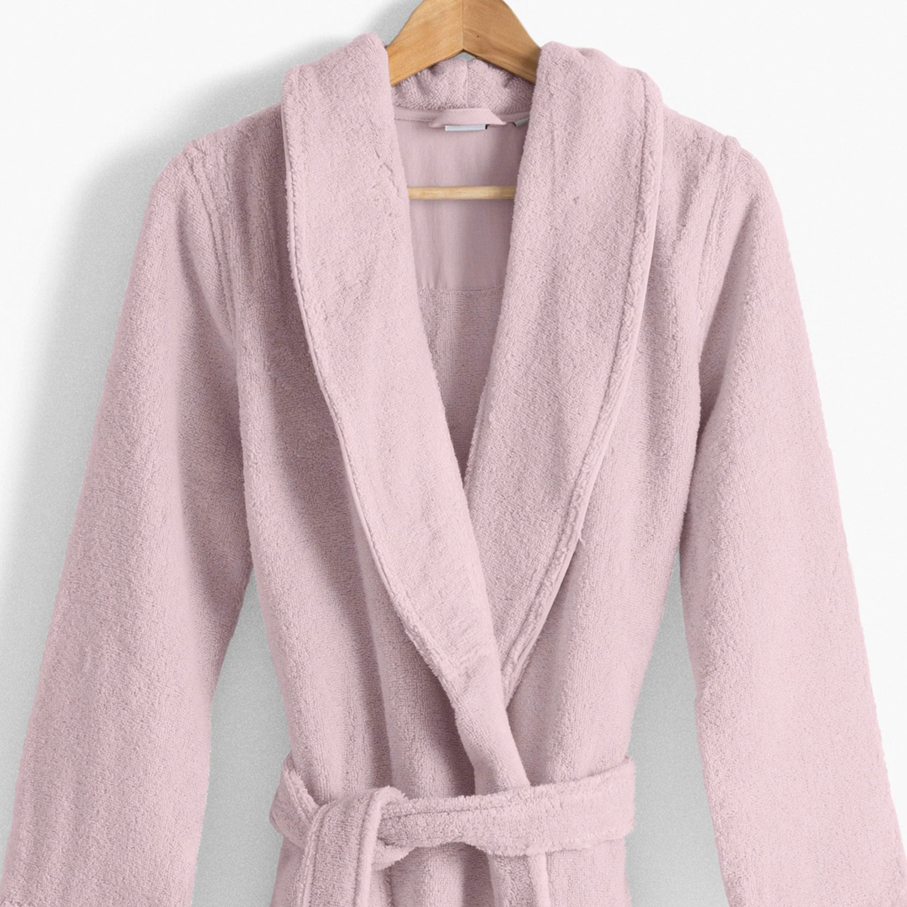 Ella Women's Cotton Bathrobe - Powder - Image 3