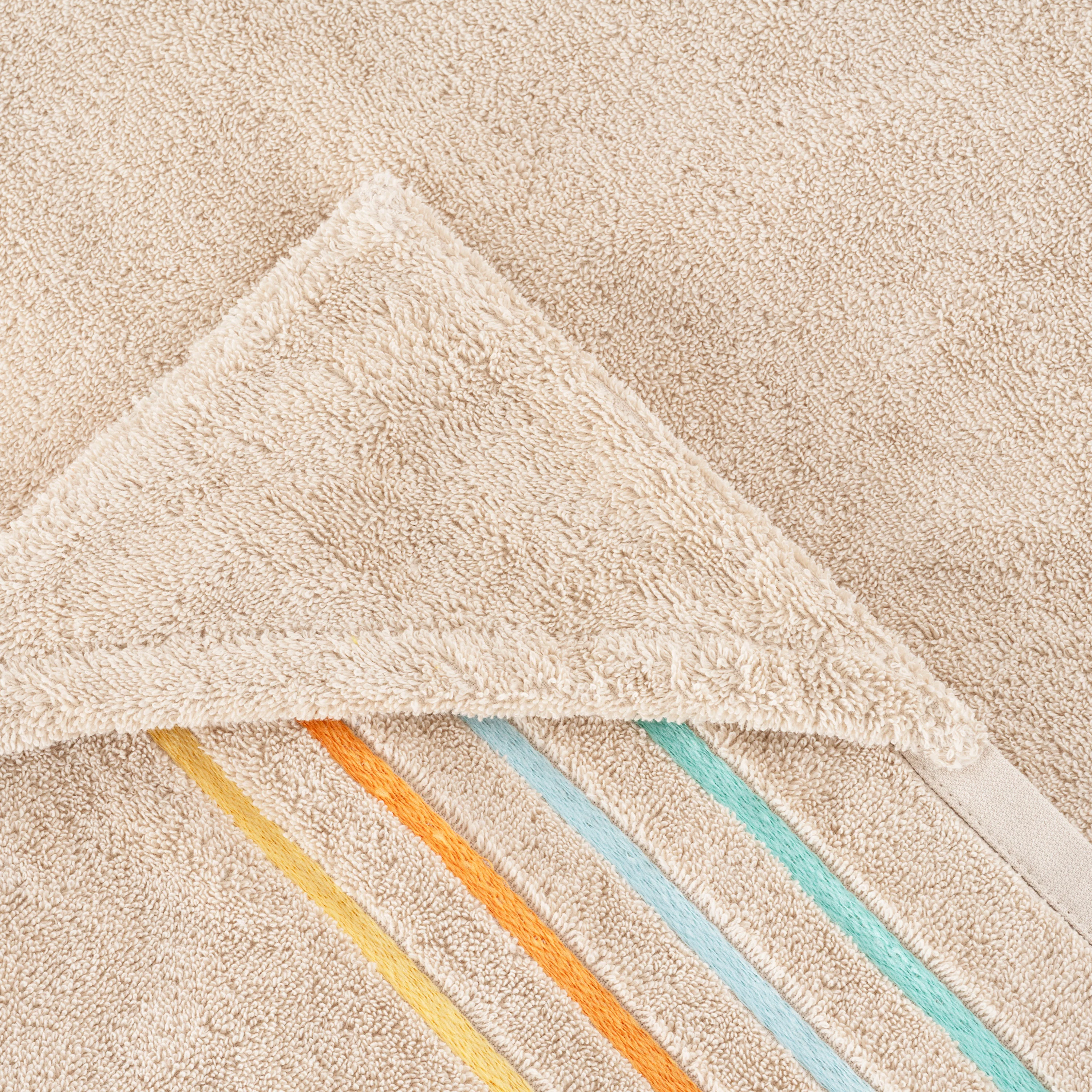 Escapade Hooded Cotton Bath Towel - Sand - Image 4