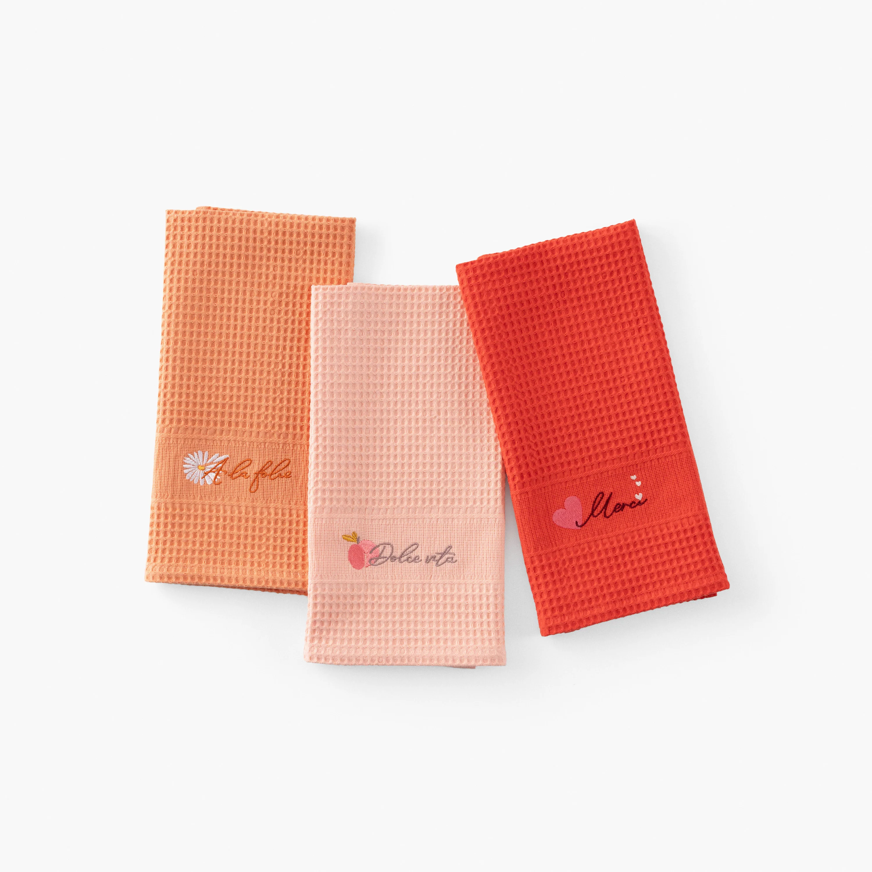 Estival Cotton Tea Towel - Rose - Image 6