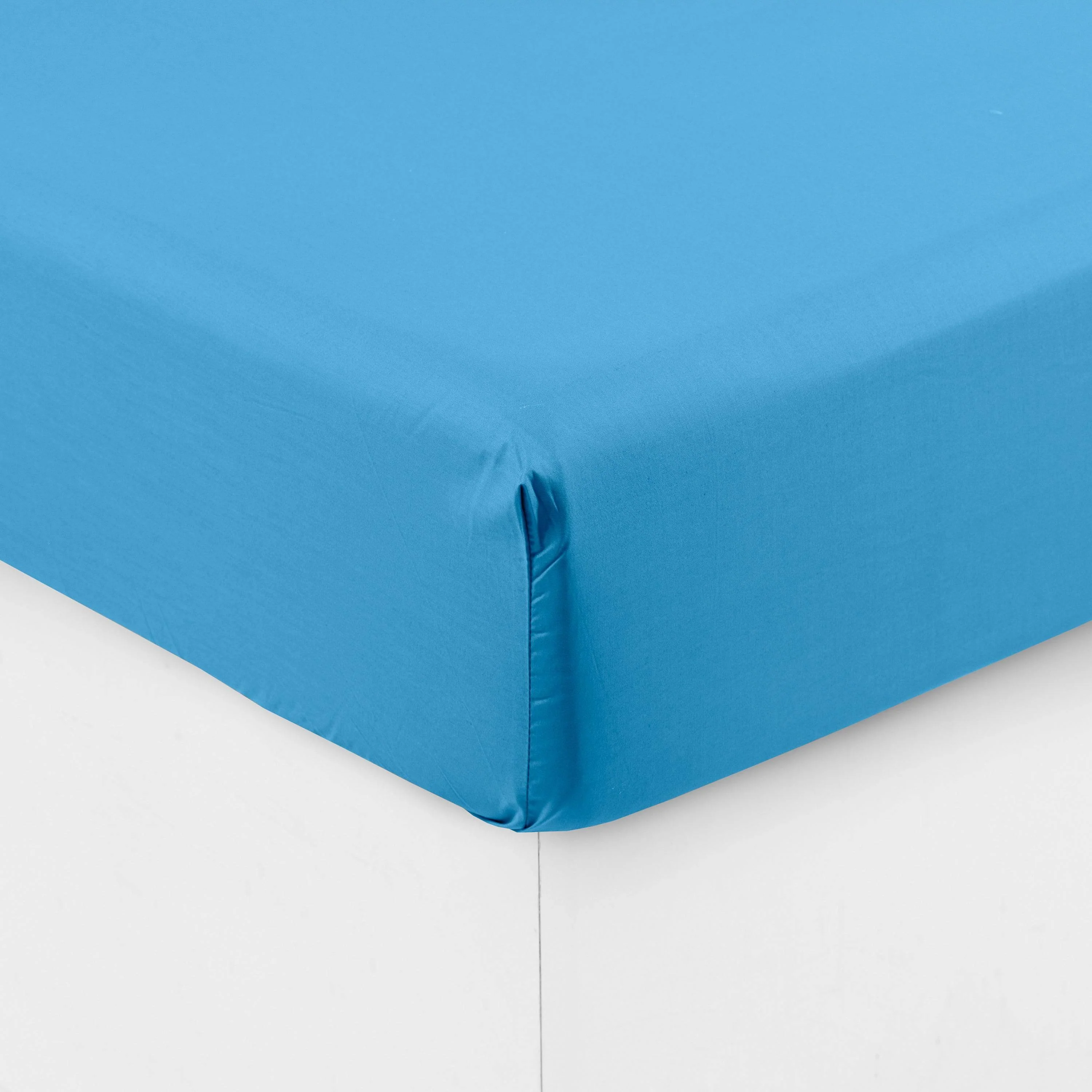 Neo Cotton Fitted Sheet - Azure - Image 2