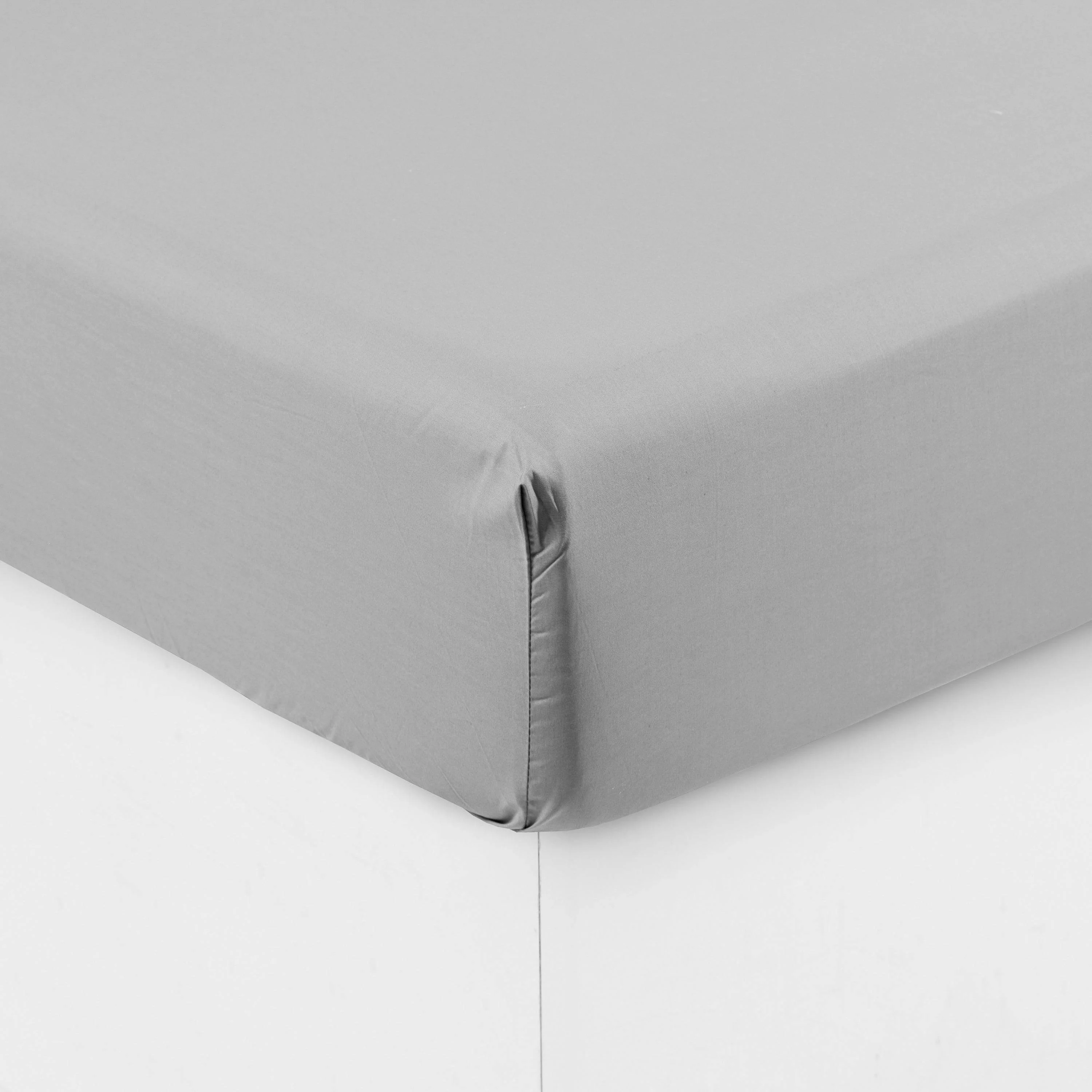 Neo Cotton Fitted Sheet - Grey - Image 3