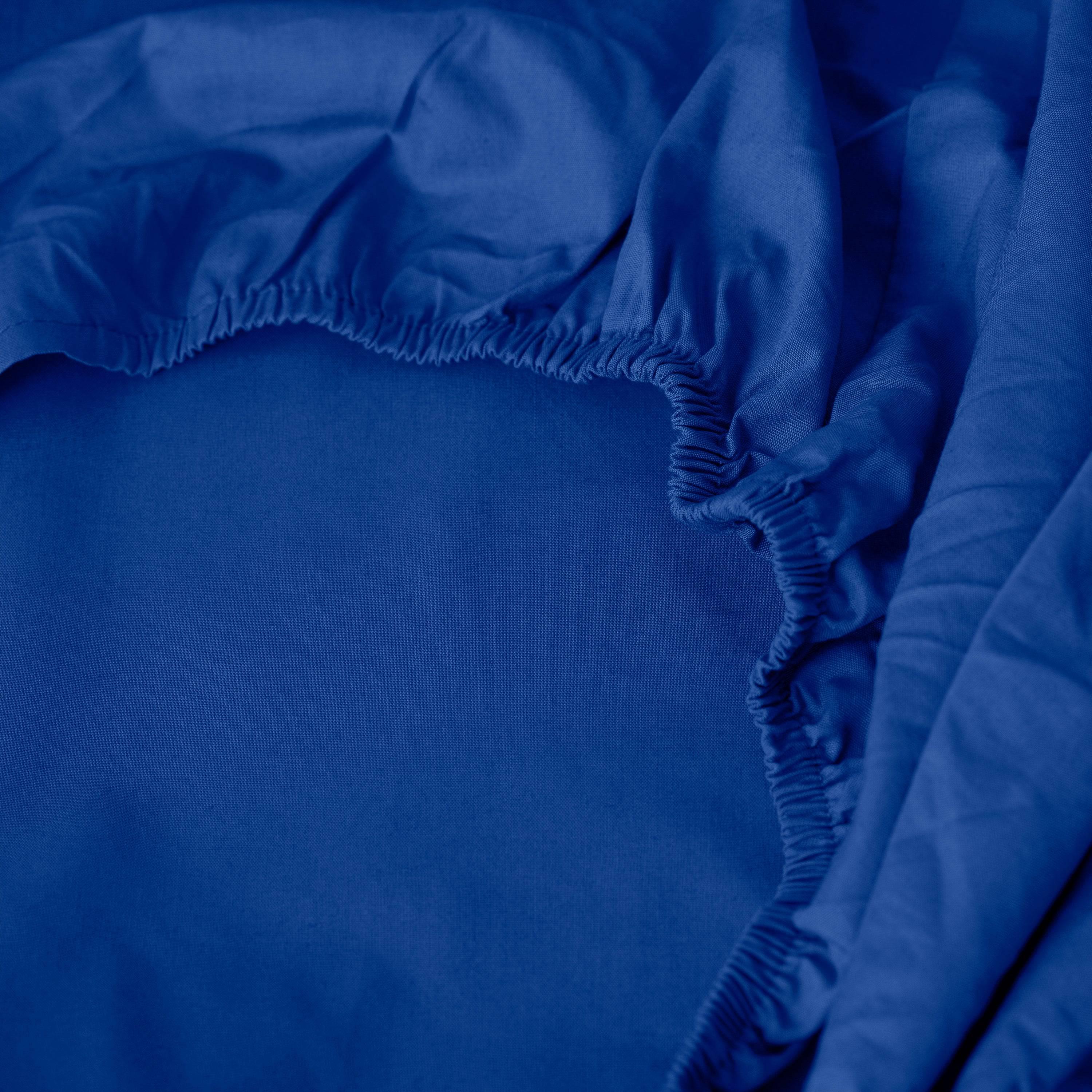 Neo Cotton Fitted Sheet - Ultramarine - Image 3