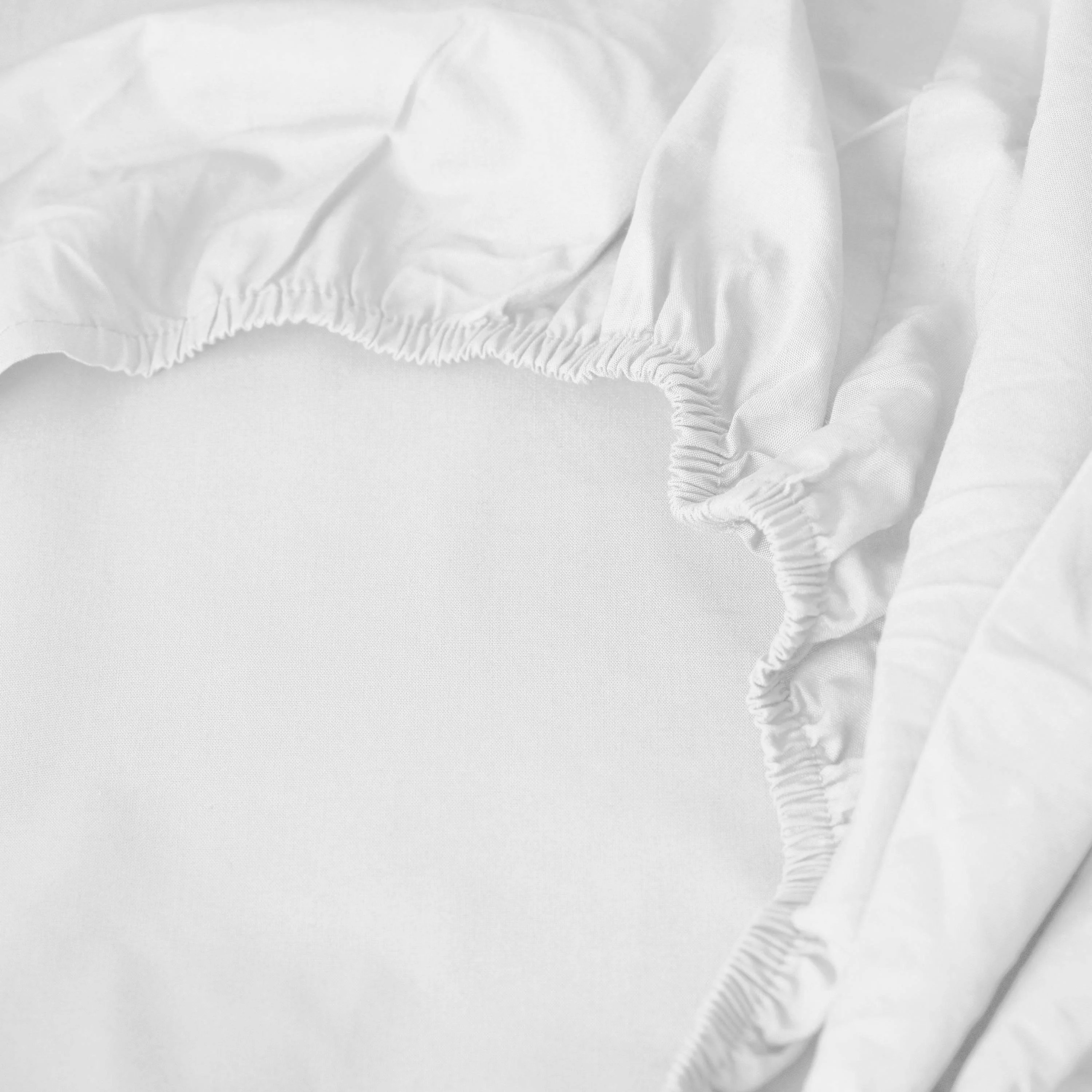 Neo Cotton Fitted Sheet - White - Image 4
