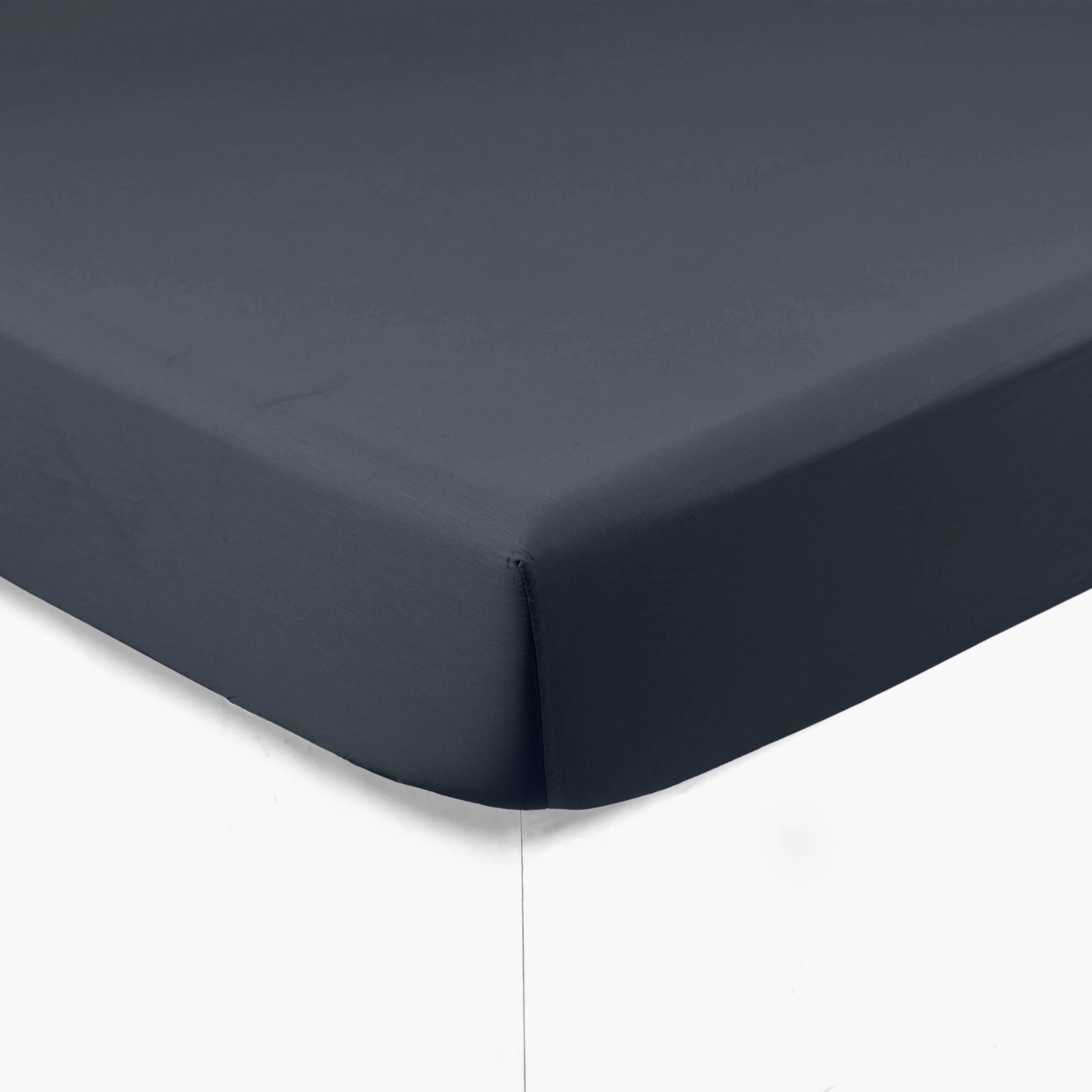 Prestige Cotton Sateen Fitted Sheet - Midnight Blue - Image 2