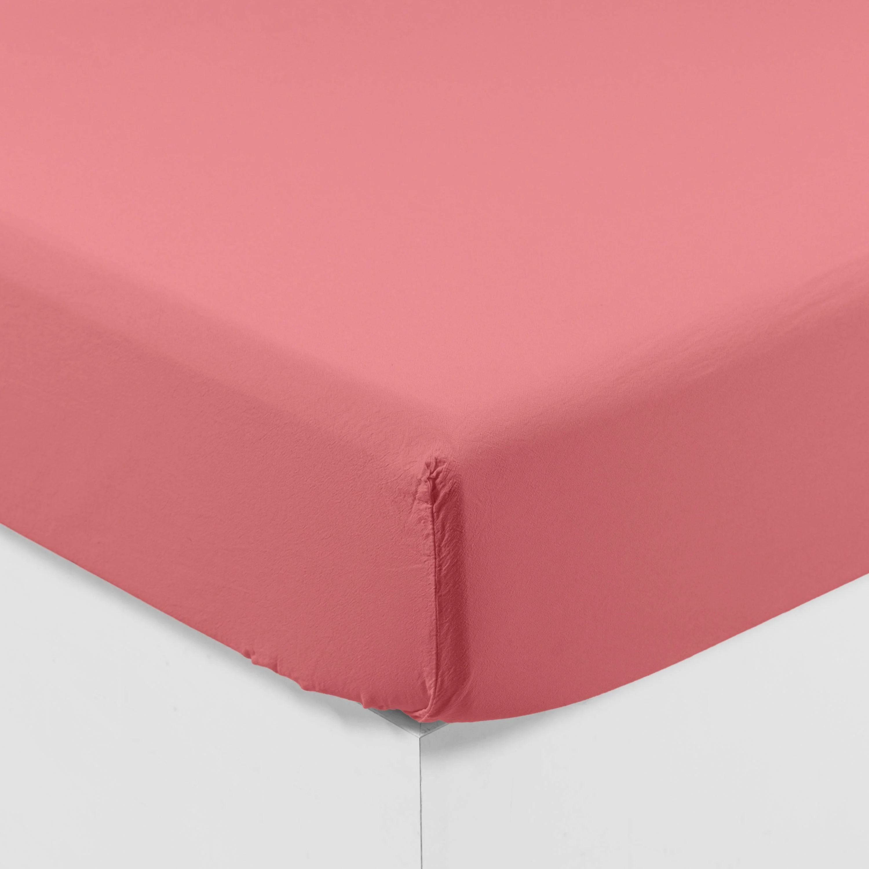 Souffle Organic Cotton Fitted Sheet - Petal - Image 3