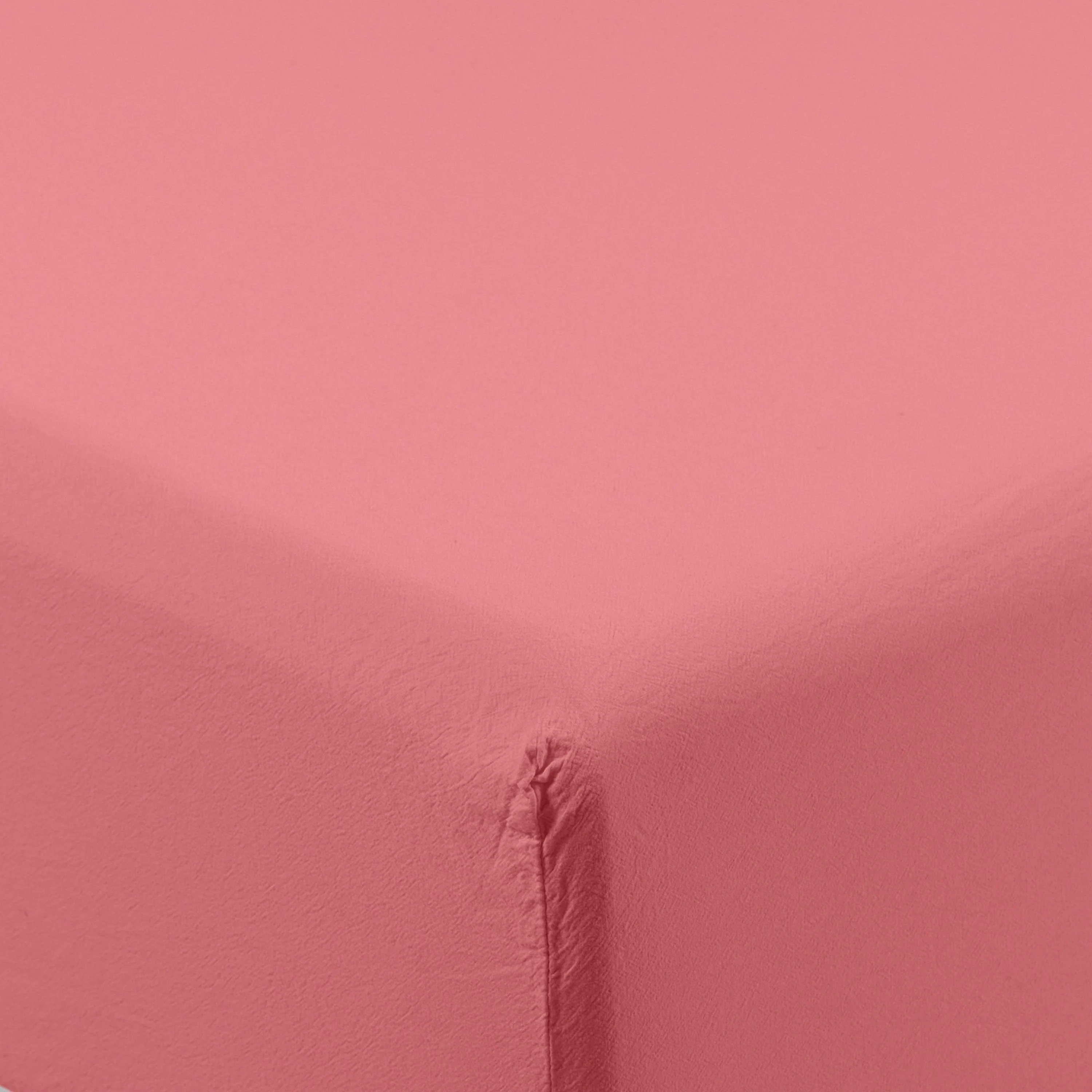 Souffle Organic Cotton Fitted Sheet - Petal - Image 4