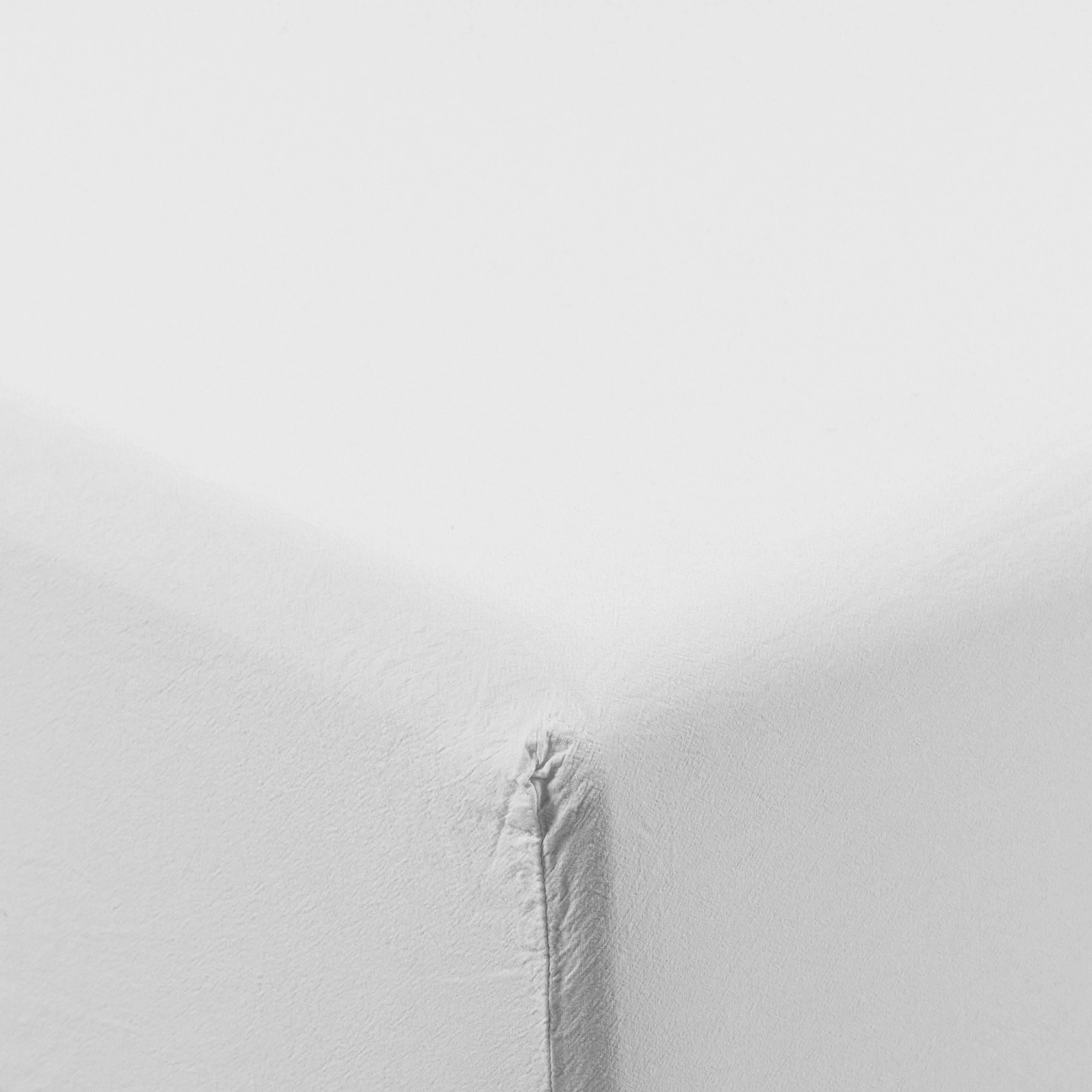 Souffle Organic Cotton Fitted Sheet - White - Image 4